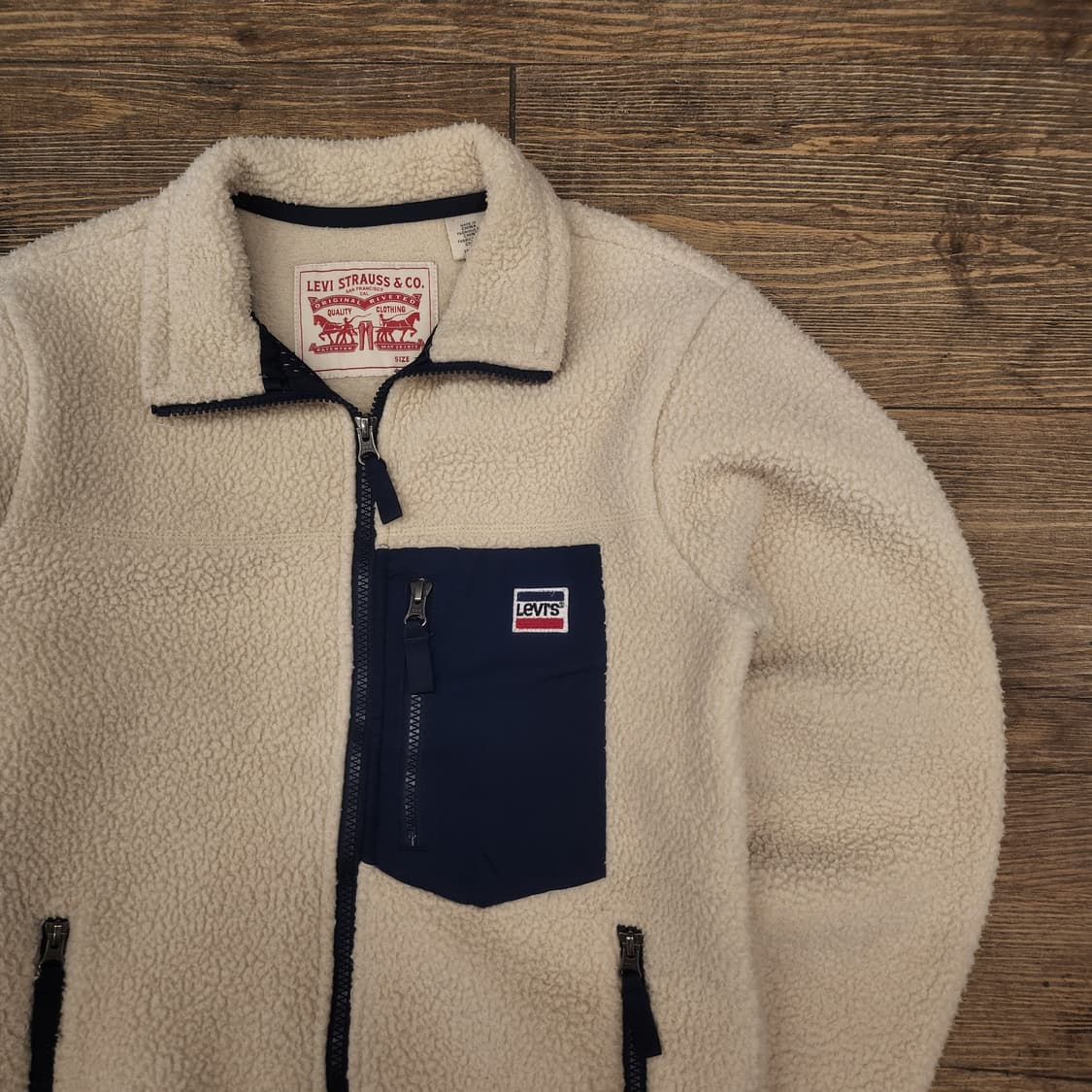 리바이스 양털 후리스 XS 상품이미지1