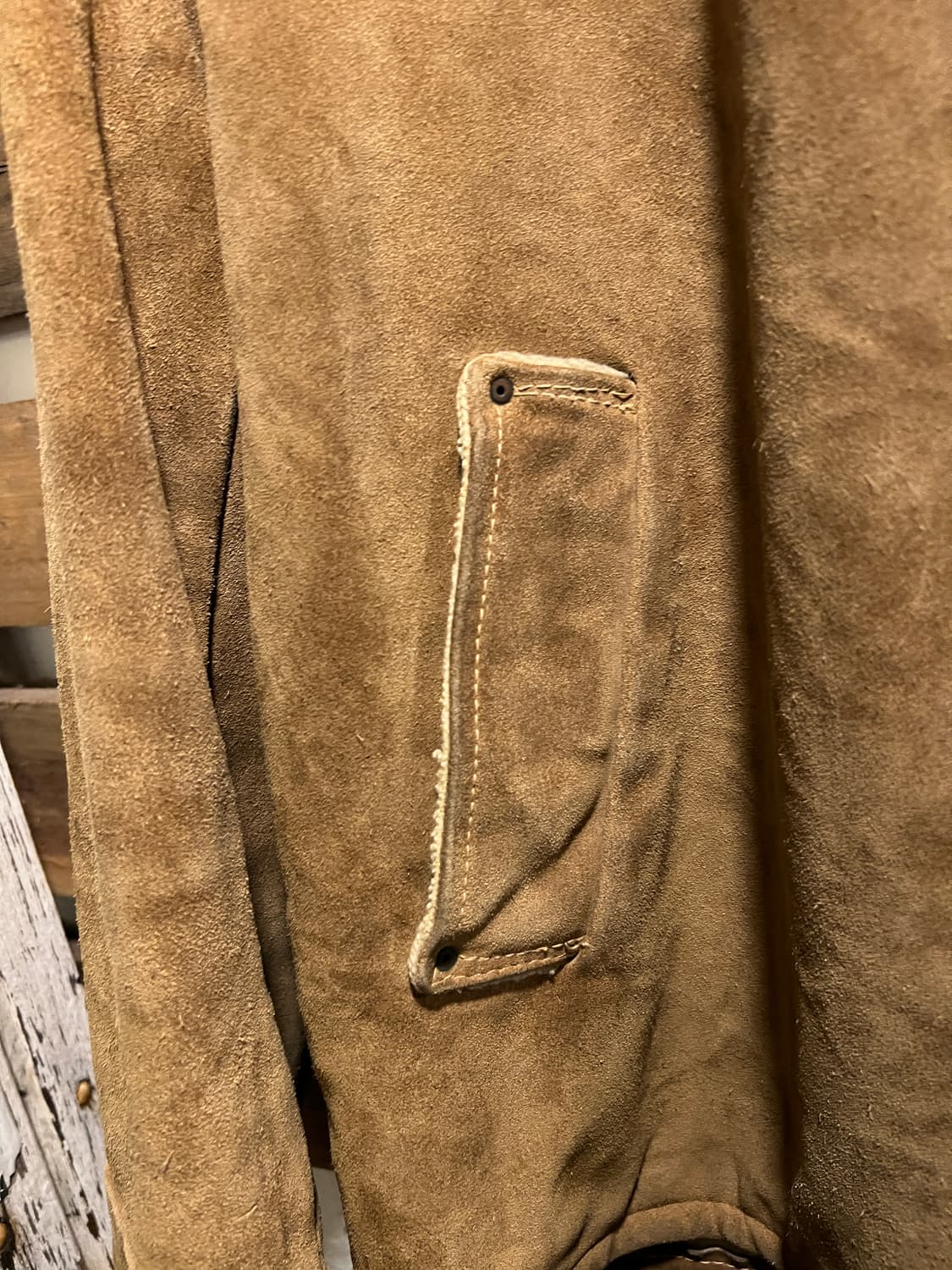 [M]70's Sears USA 오크브룩 스포츠웨어 리얼 스웨이드 자켓 상품이미지4