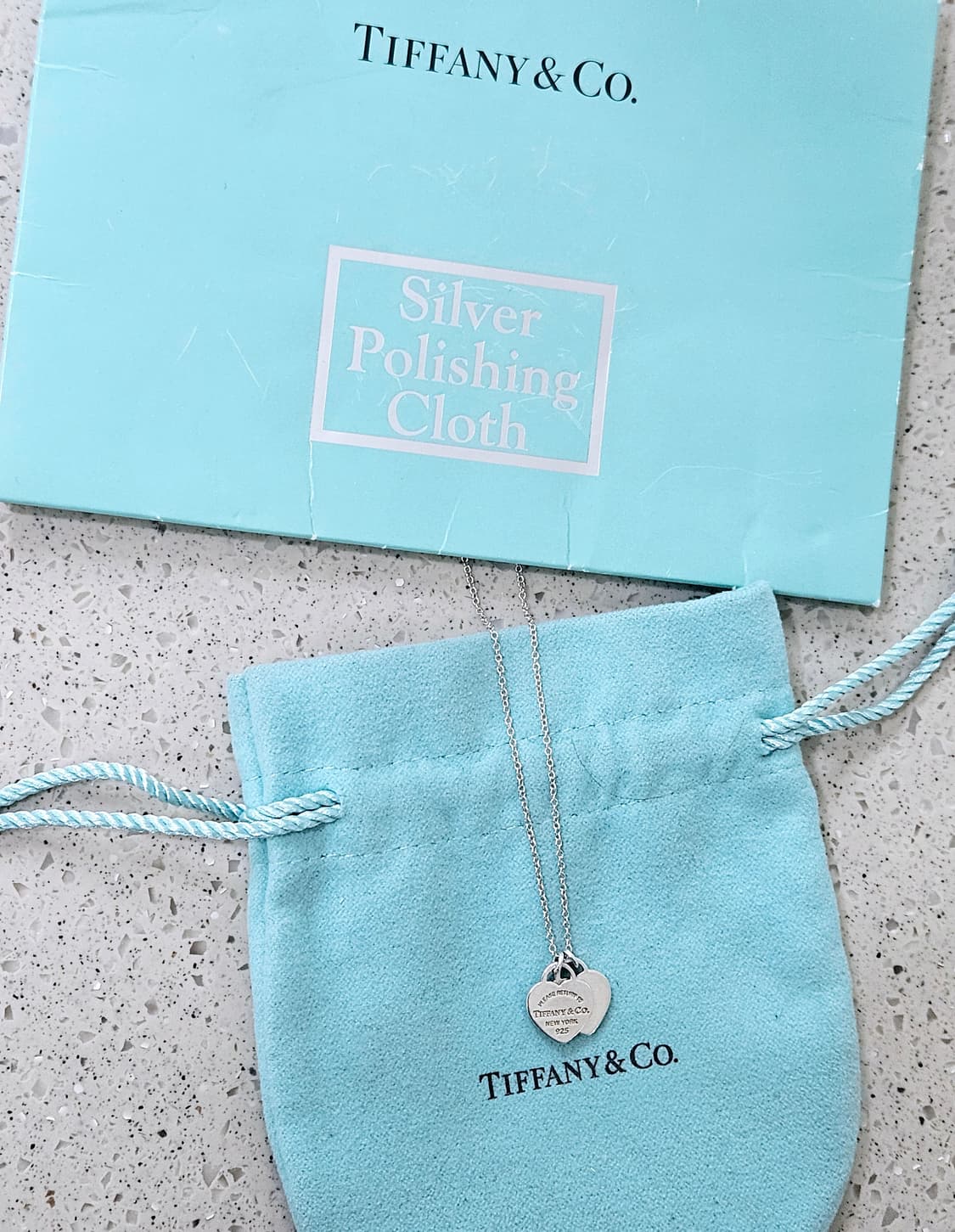 티파니앤코 리턴투 더블하트 미니 실버 목걸이 [정품] 상품이미지4