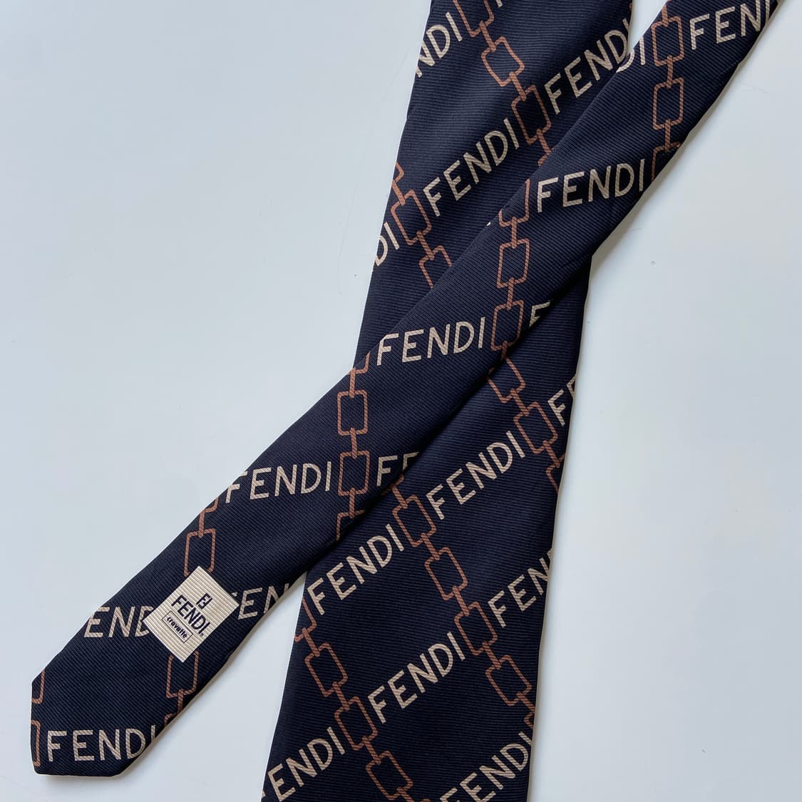 펜디 (FENDI) 영문 모노그램 정품 명품 넥타이 상품이미지4