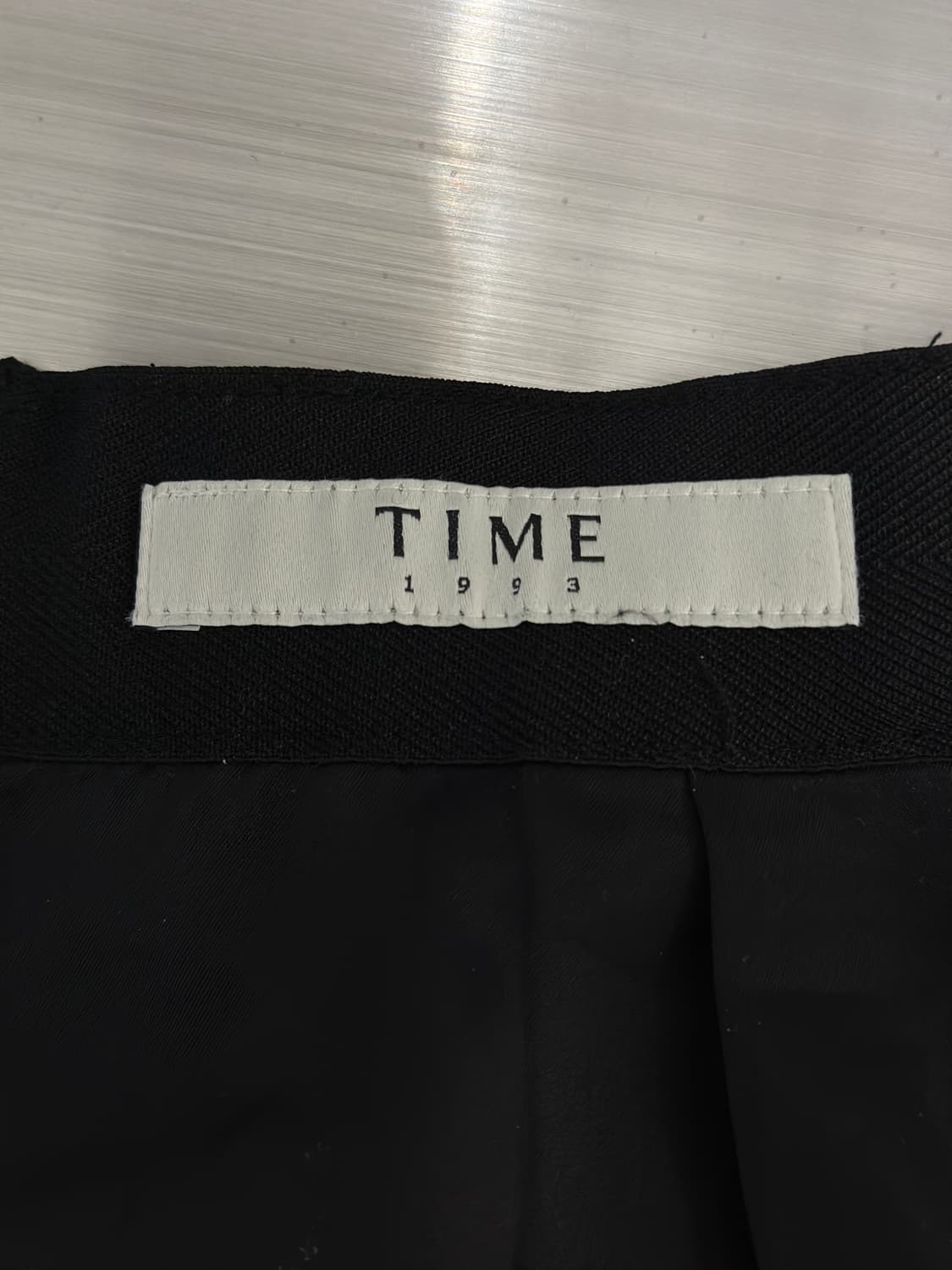 타임 블랙 코듀로이 포켓 롱 스커트  상품이미지6