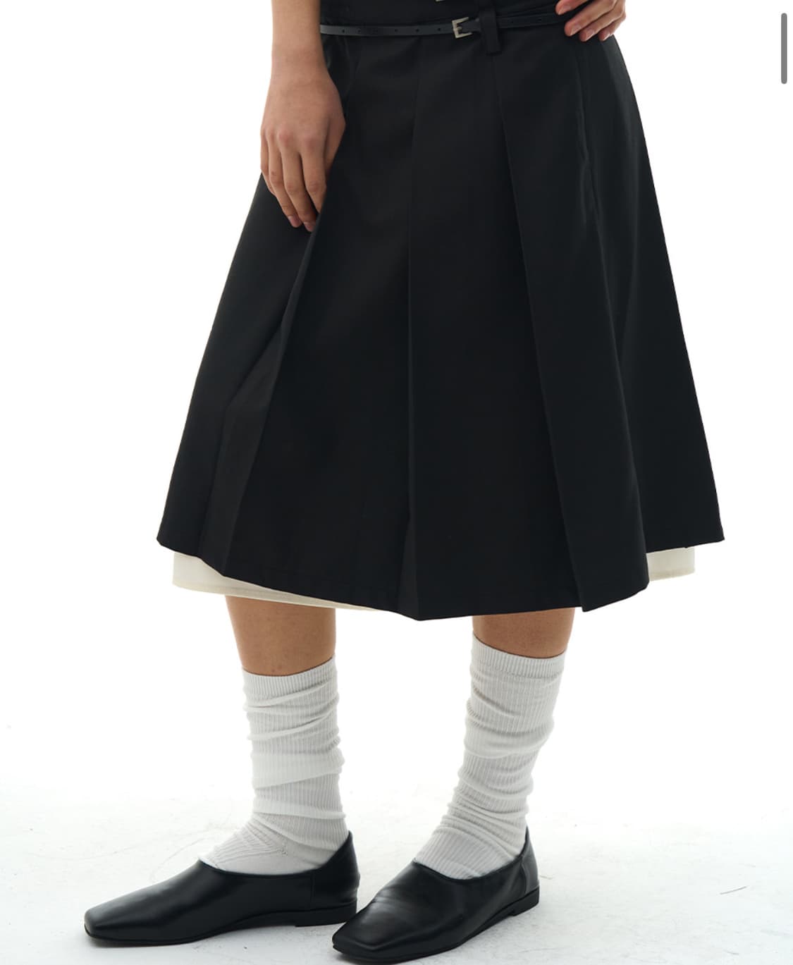 플레이스 스튜디오 미디 스커트 상품이미지4