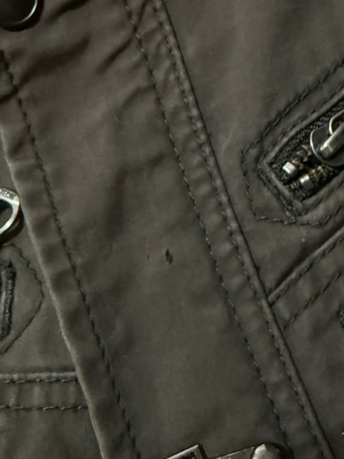 빈티지 펑크 카키브라운 자켓 상품이미지3