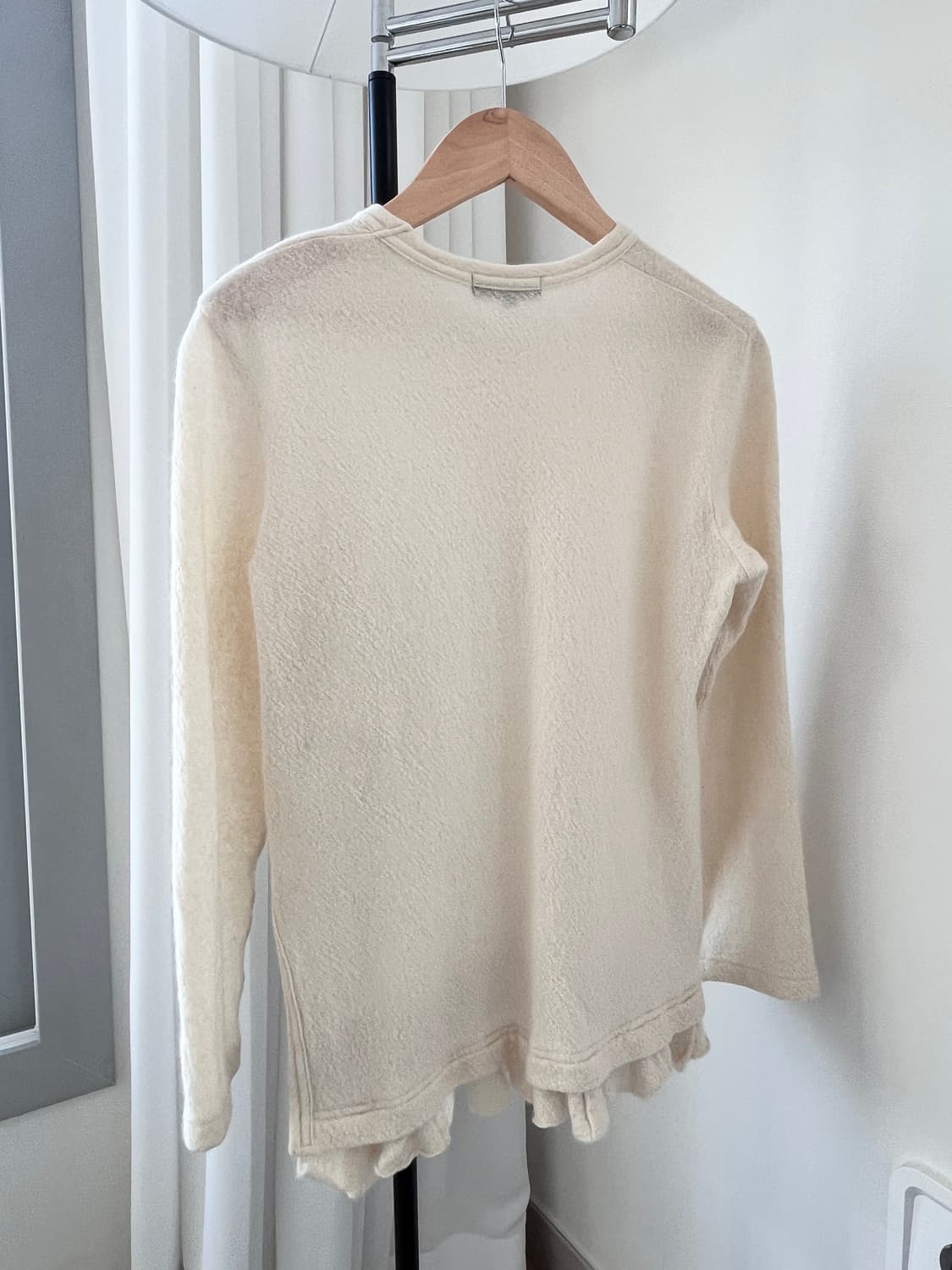 꼼데가르송 트리콧 언밸런스 프릴 니트 상품이미지4