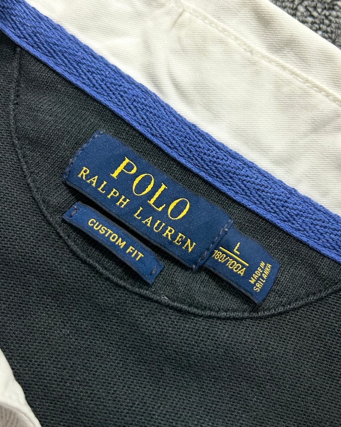 폴로 랄프로렌 코튼 암 패치 럭비티  상품이미지8