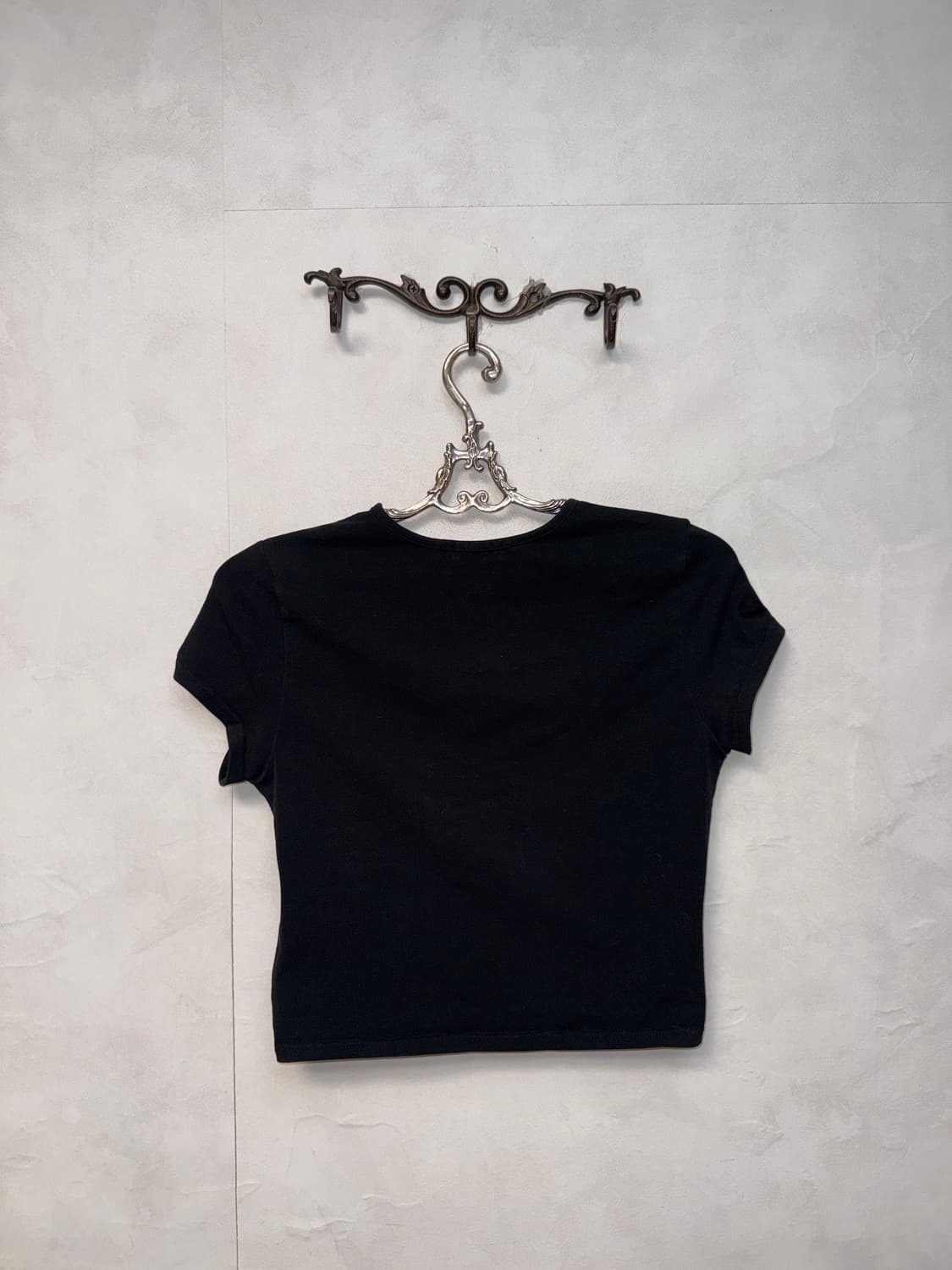 Threetimes stella tee black 상품이미지6