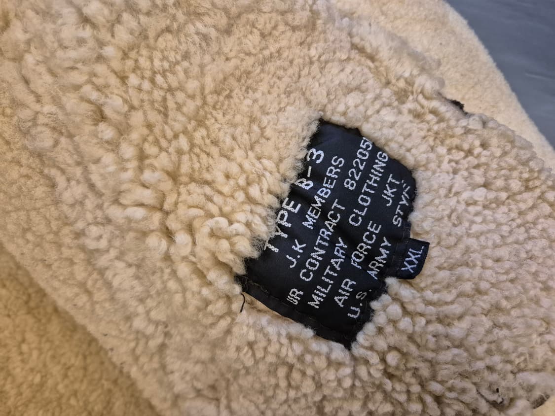 90s TYPE B-3 양털 양가죽 무스탕 상품이미지8