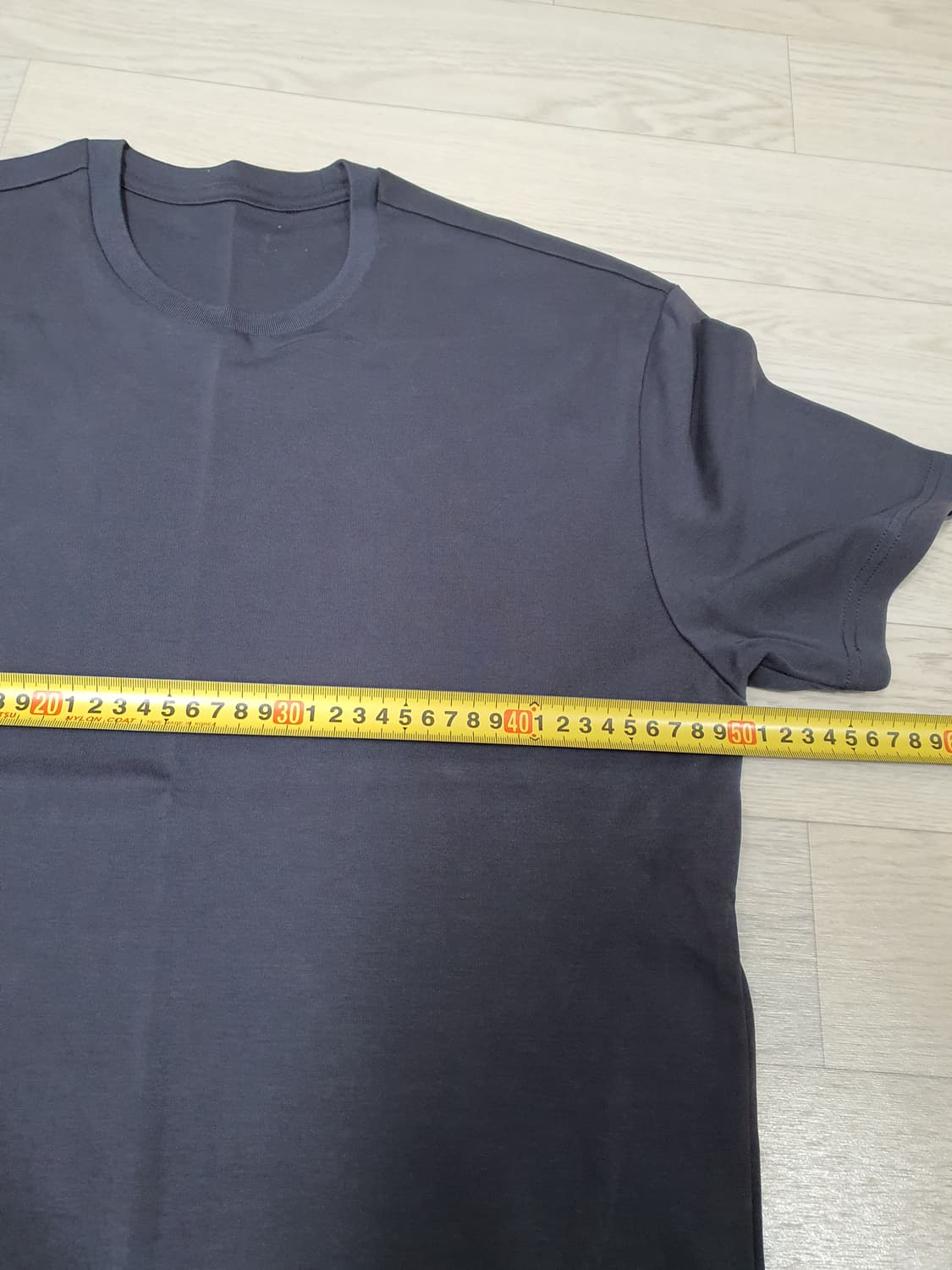 laa la 어패럴 스웨트 쇼츠 다크네이비 티셔츠 샘플 상품이미지7