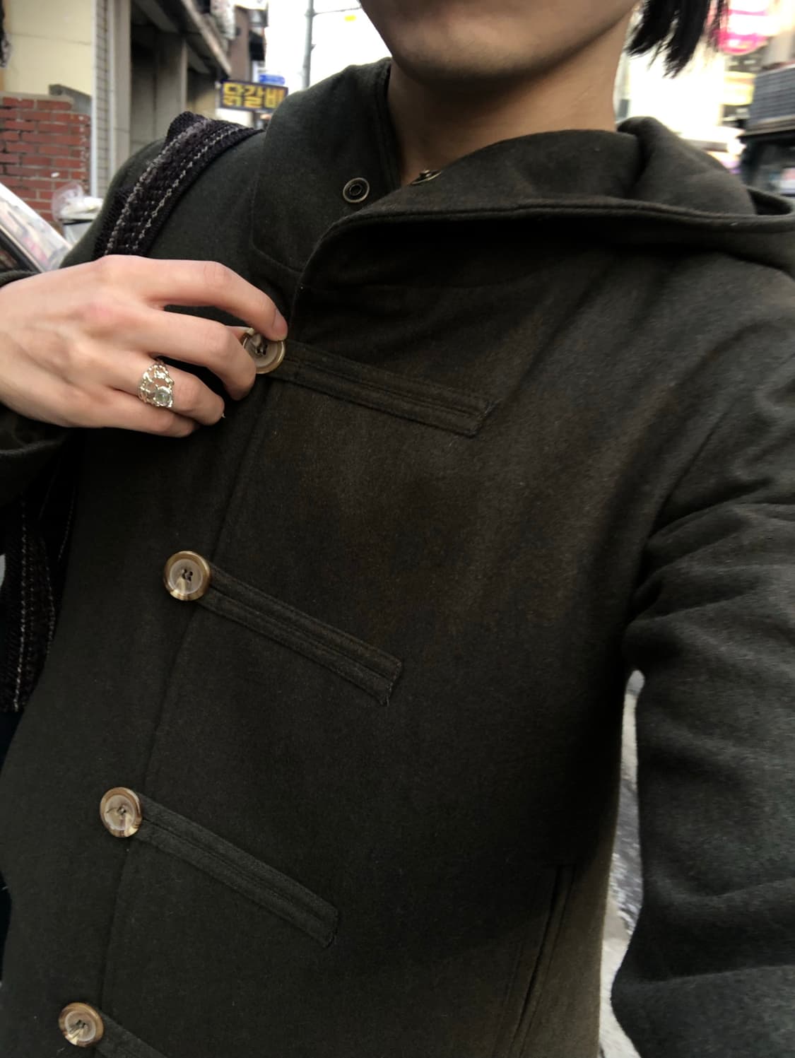 언더커버 90‘s 나폴레옹 후드 코트 상품이미지1