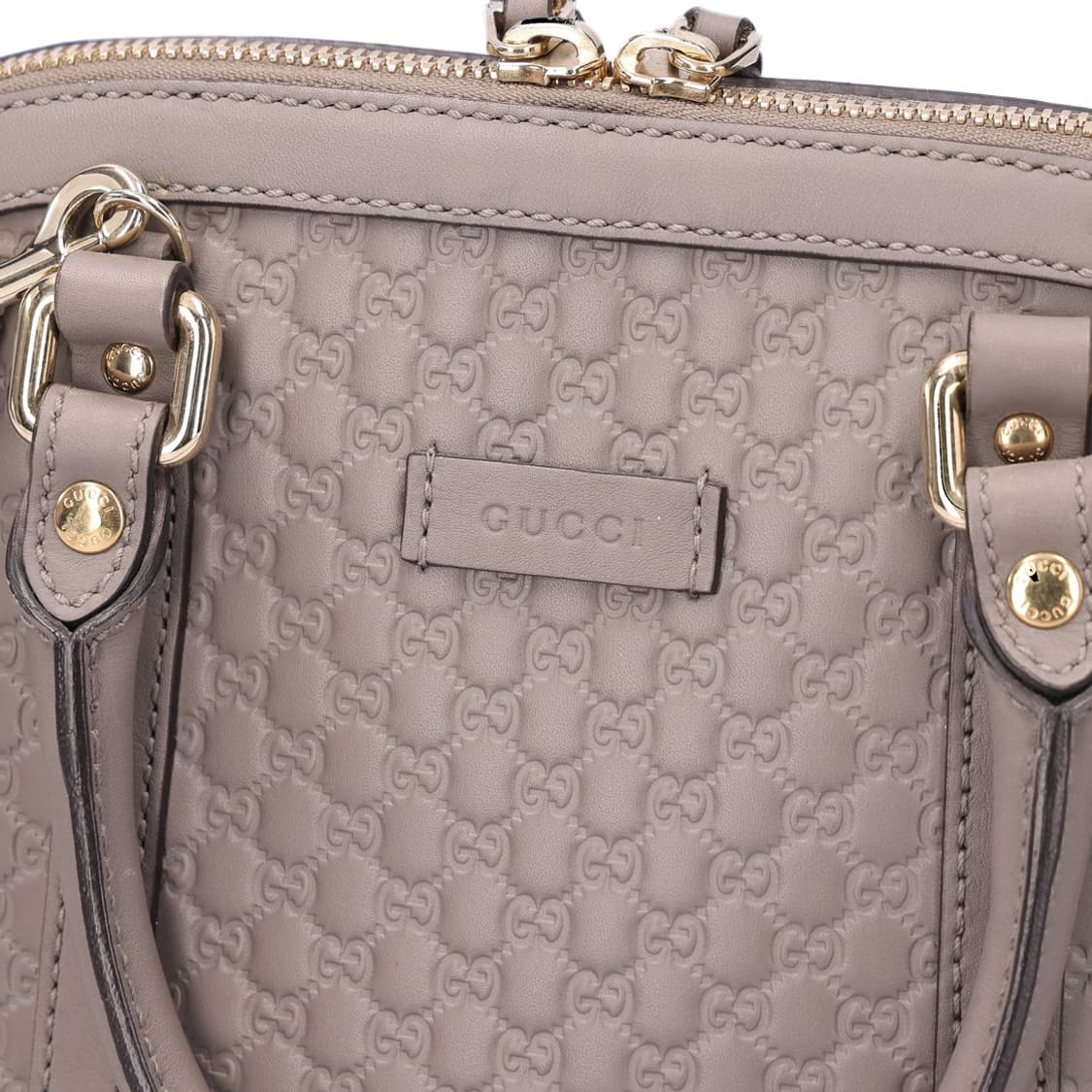 구찌 449654 마이크로 시마 스몰 돔 토트백 그레이 상품이미지5