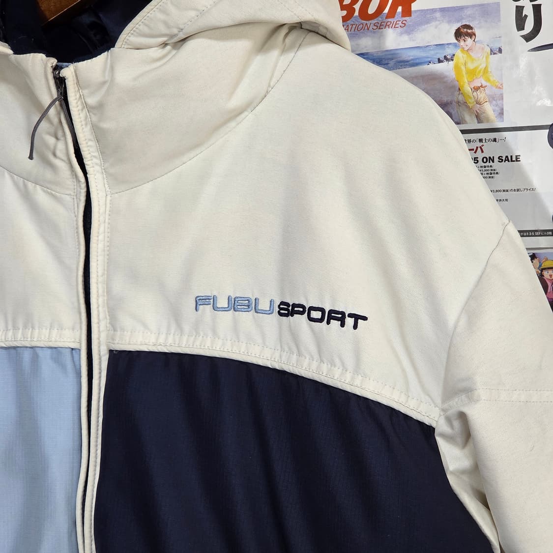 후부 아이보리 올드스쿨 다운 패딩 점퍼 상품이미지4