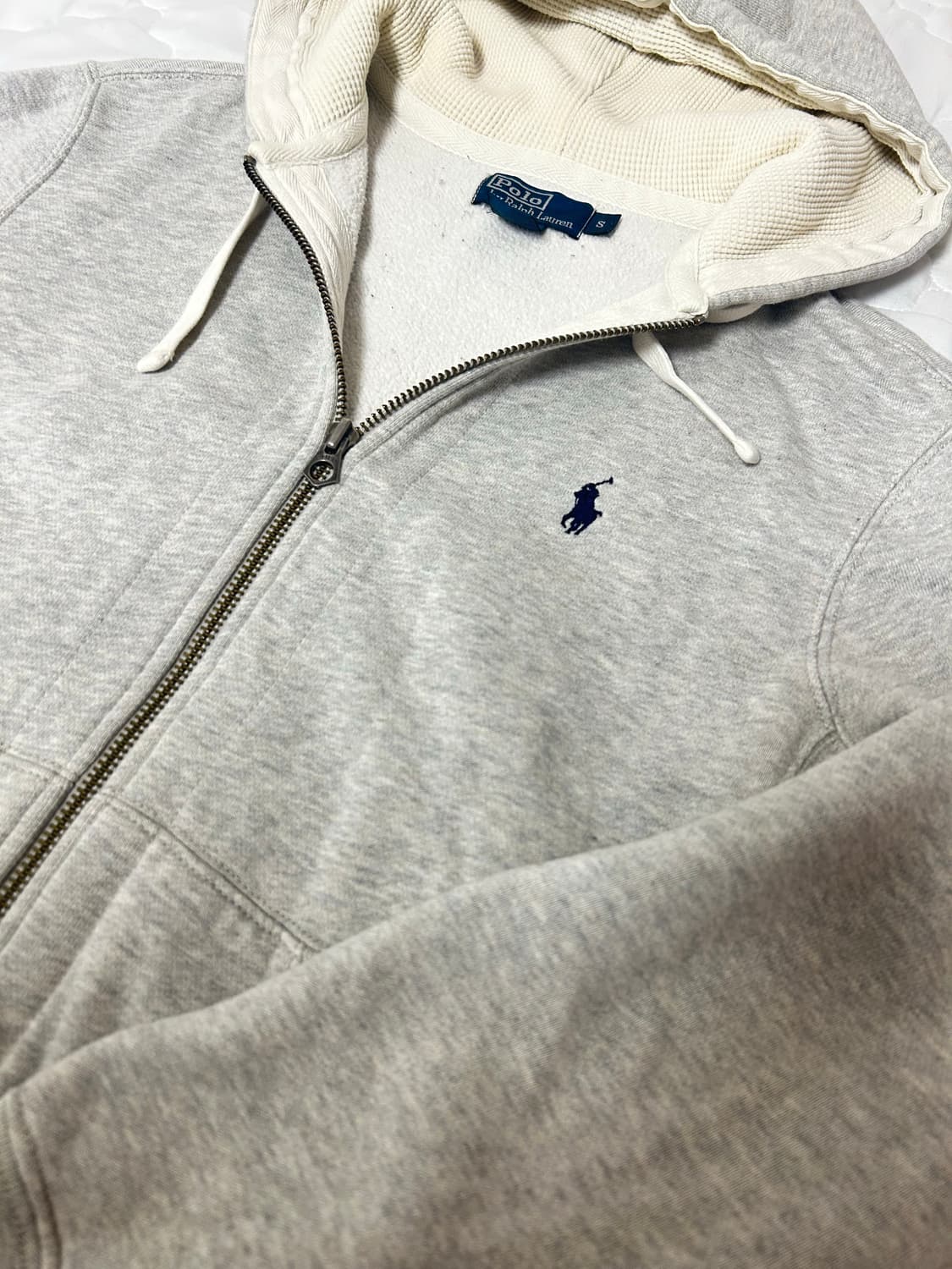 폴로 후드집업 그레이  상품이미지2