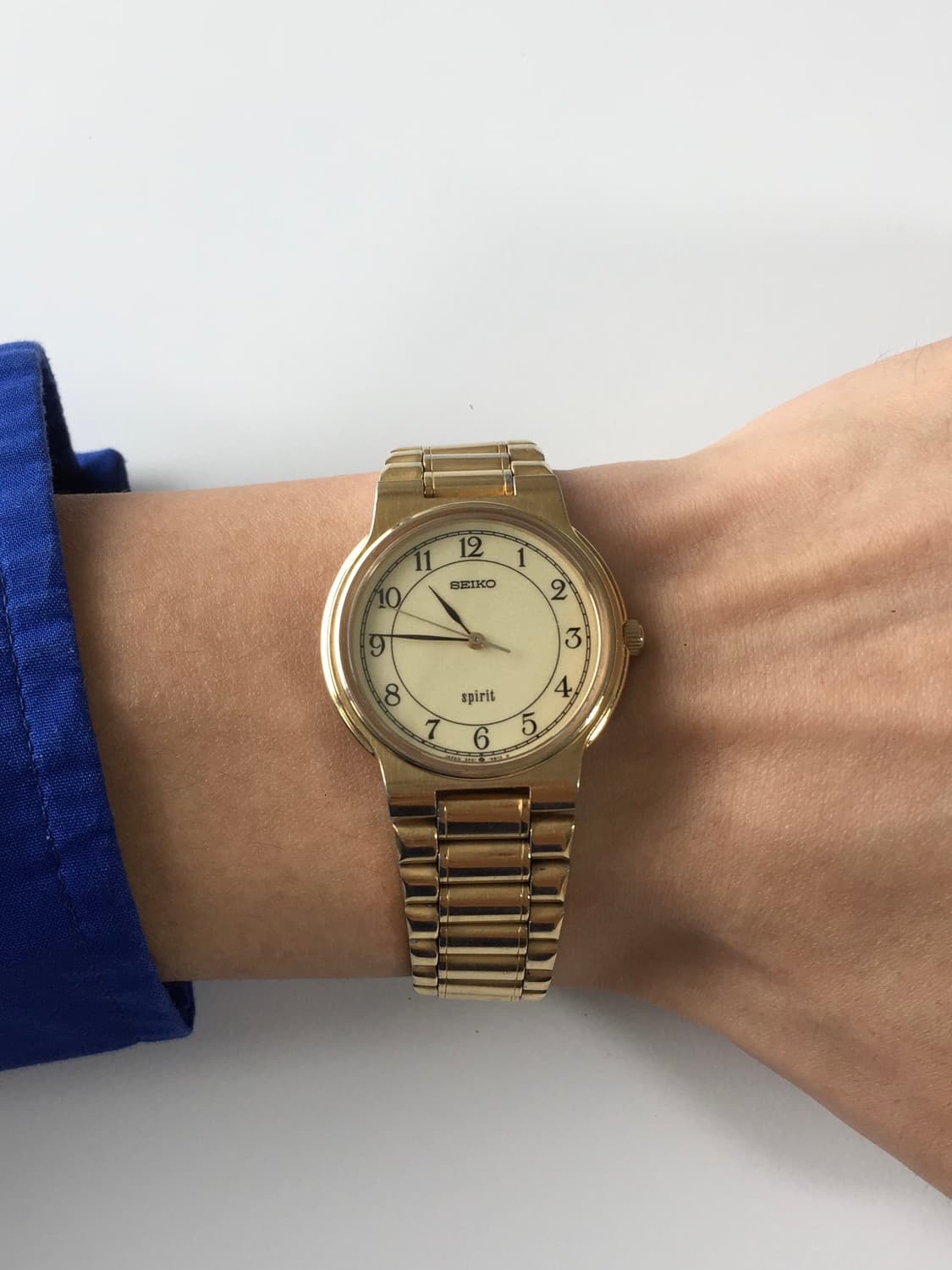 90s seiko spirit arabic gold quartz 상품이미지5