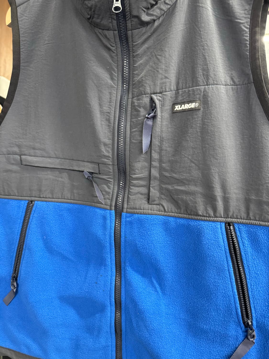 X-LARGE 엑스라지 빈티지 플리스 조끼베스트 상품이미지2