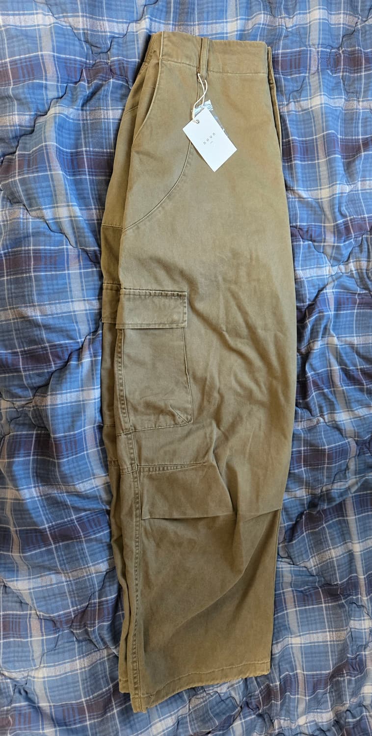 노운 워시드 카고팬츠 카키 2사이즈 판매합니다. 상품이미지3