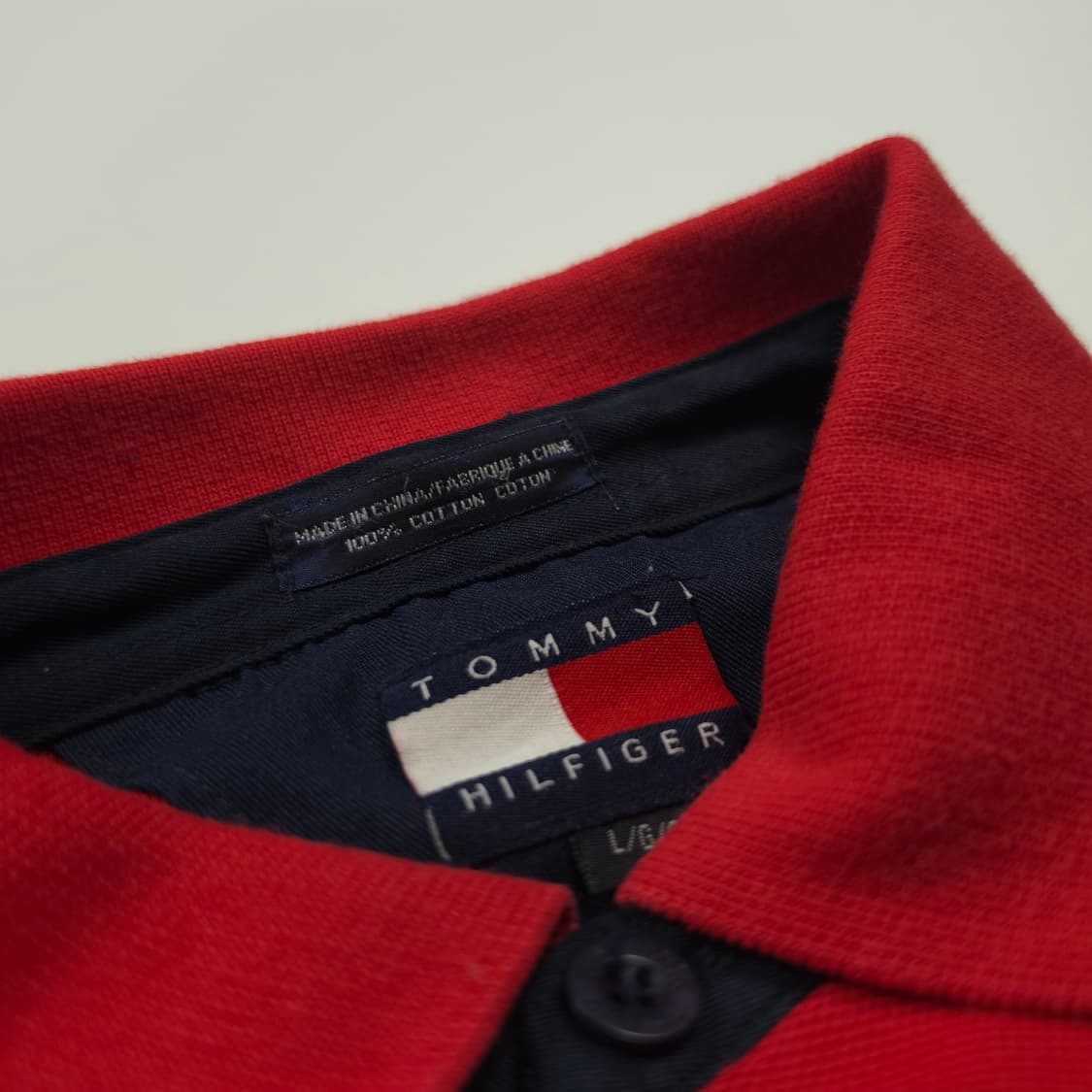 00s 타미힐피거 올드스쿨 세일링기어 빅로고 카라 롱슬리브 (XL) 상품이미지8