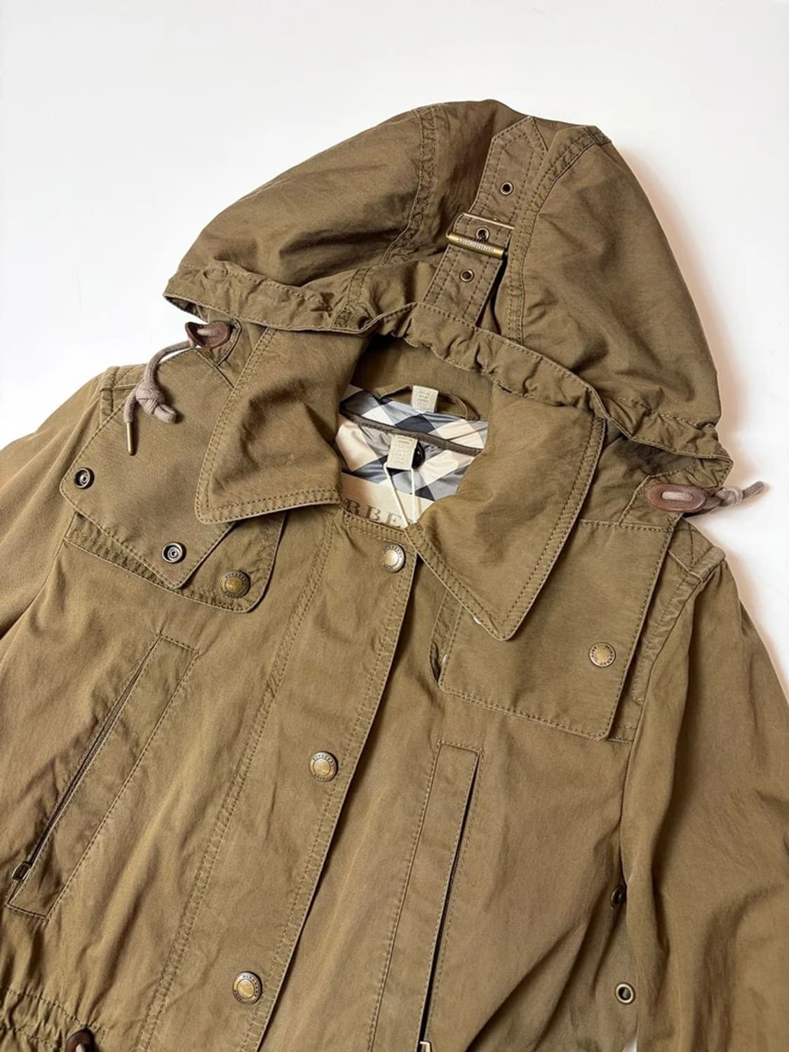 버버리 00's 허리 밴딩 야상 자켓 PN9435 상품이미지2