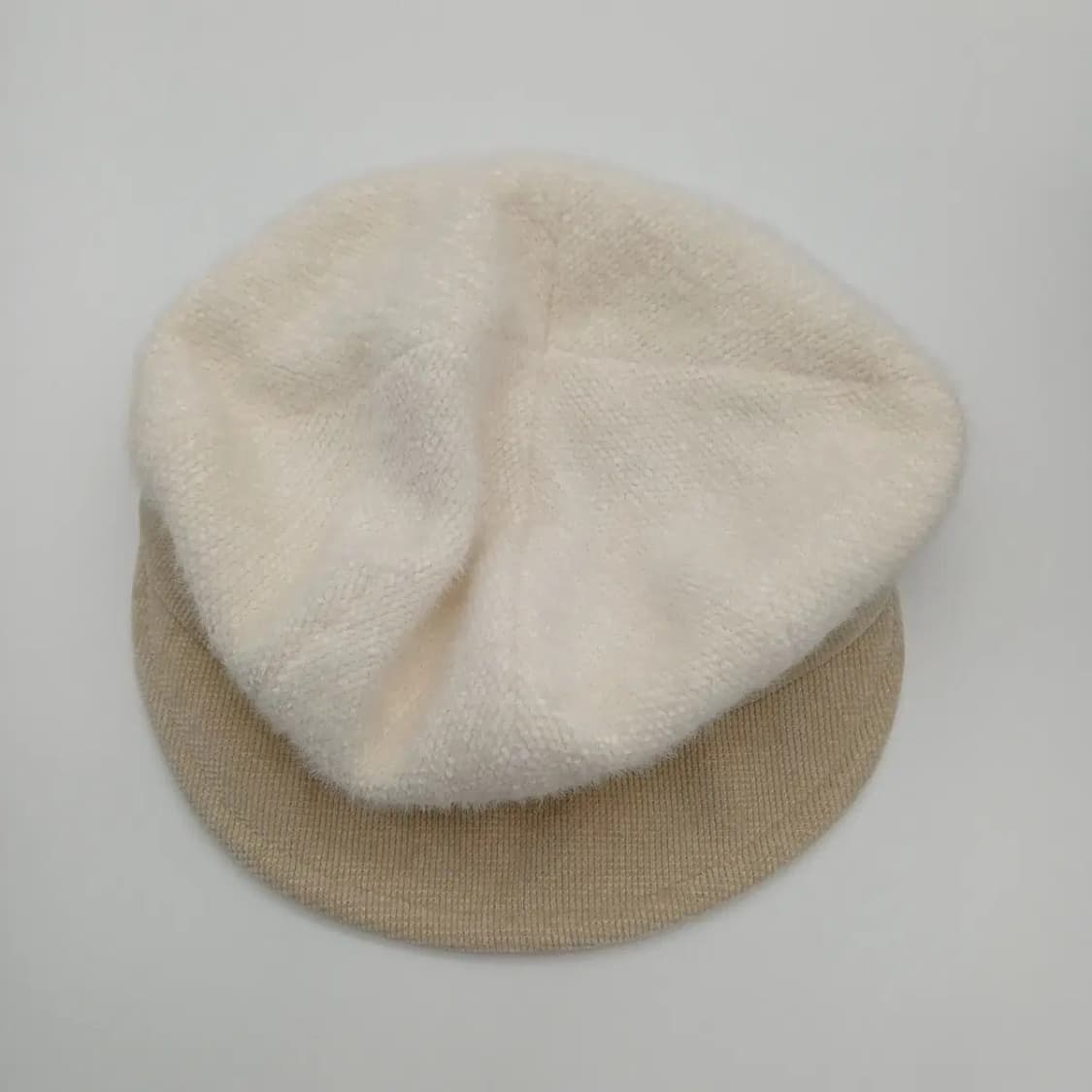 겨울 빈티지 화이트 베레모 [BF10445-154-37] 상품이미지5