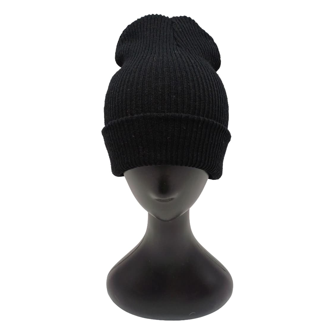겨울 빈티지 블랙 무지 비니 [BF10445-154-42] 상품이미지1