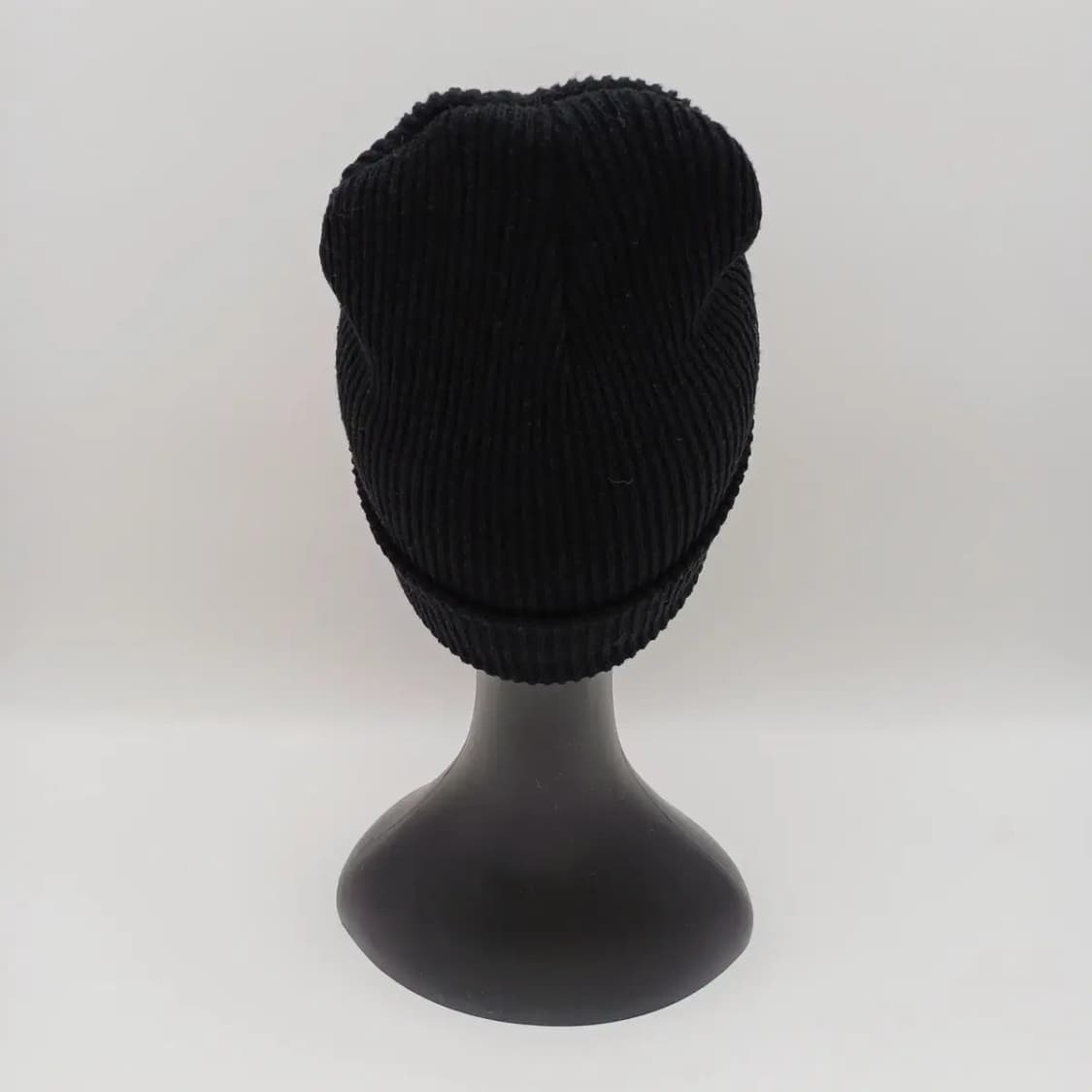 겨울 빈티지 블랙 무지 비니 [BF10445-154-42] 상품이미지3
