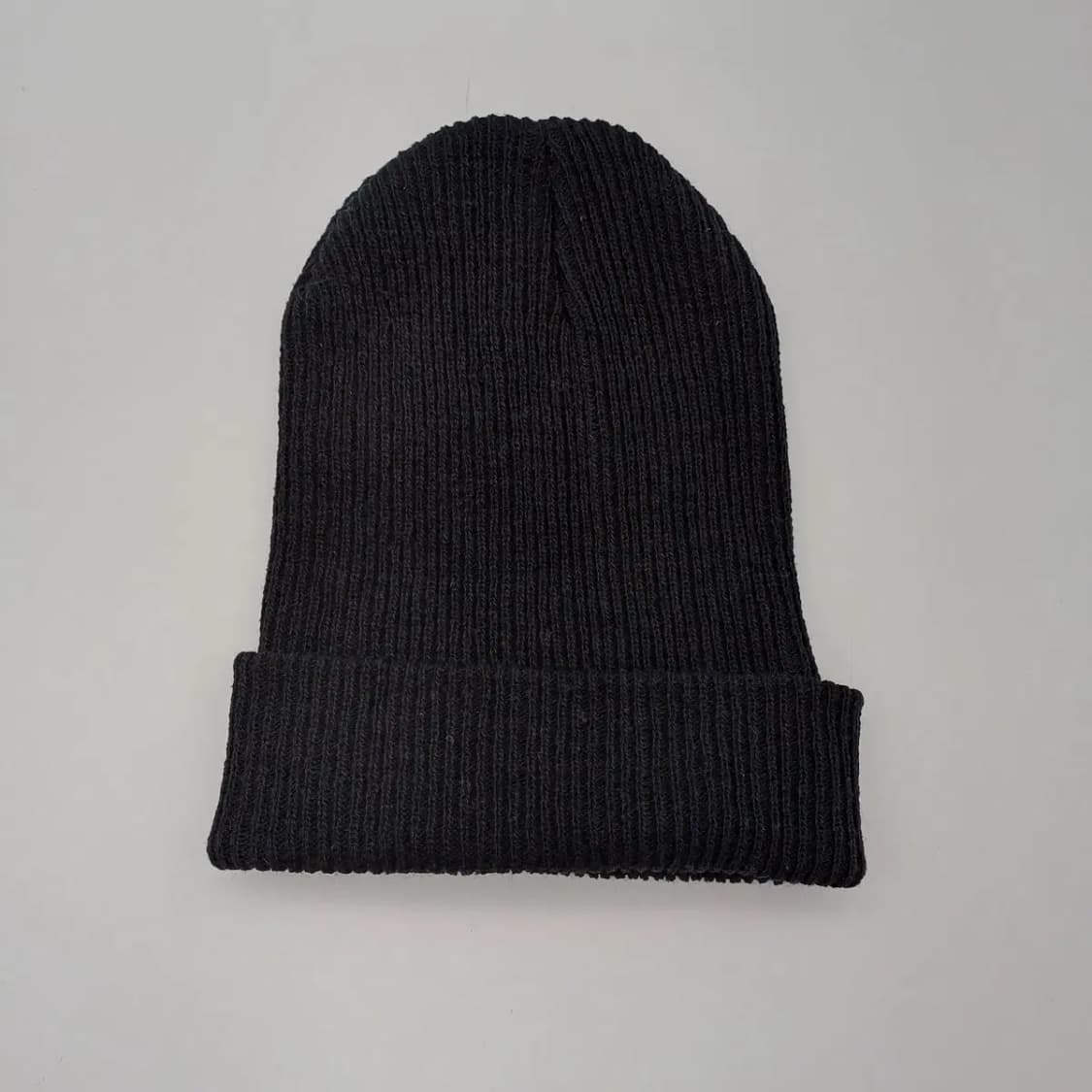 겨울 빈티지 블랙 무지 비니 [BF10445-154-42] 상품이미지5
