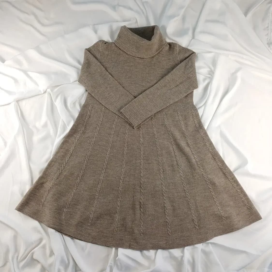 매킨토시 런던 목폴라 니트 원피스 [7641_0058-01] 상품이미지3