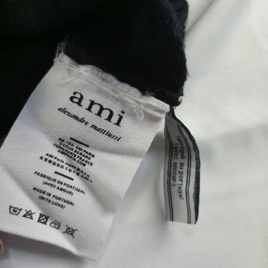 AMI 아미 파리스 목폴라 블랙 니트 [BC8446_0892-02] 상품이미지6