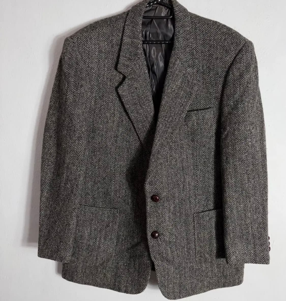 해리스트위드 해링본 투버튼 블레이저자켓(Free) 상품이미지1
