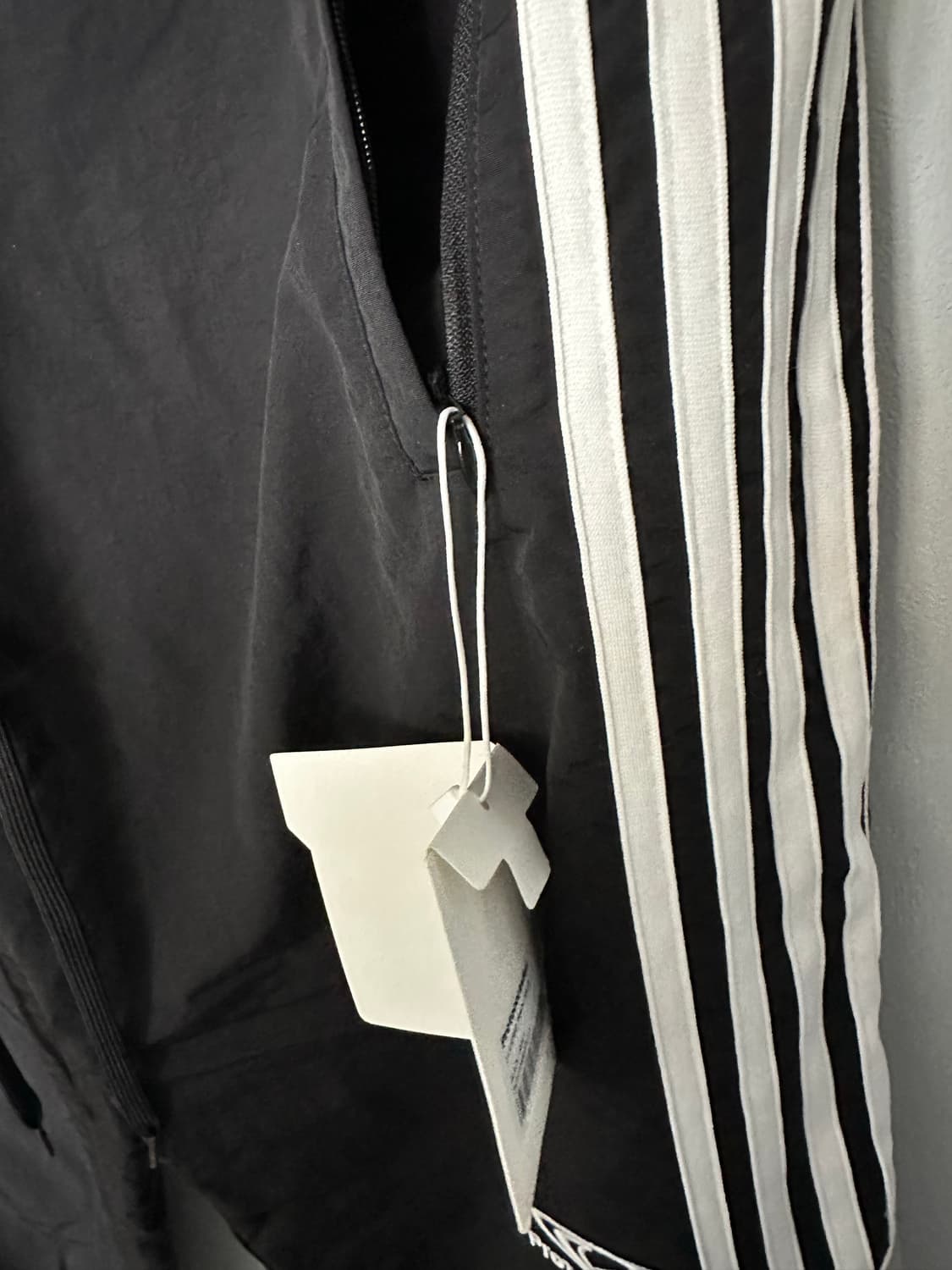 (1사이즈 새상품) 3레이어드 트랙팬츠 블랙 상품이미지4