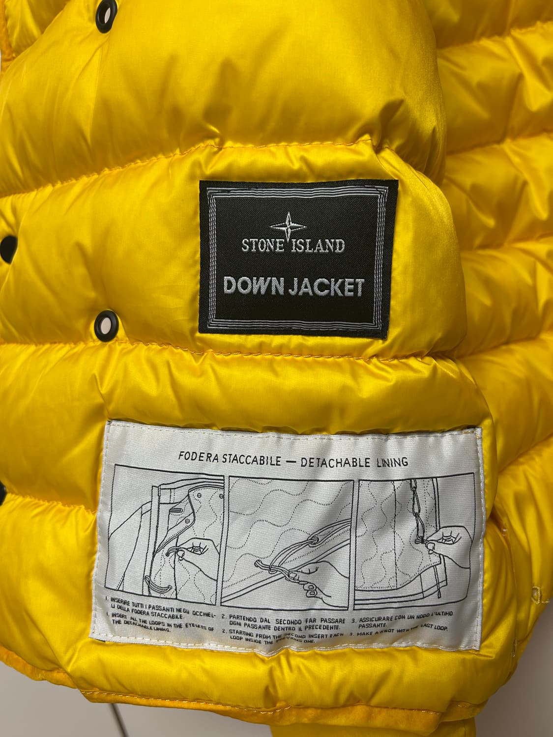 스톤아일랜드 경량패딩 가먼트다이드 라이너 상품이미지6