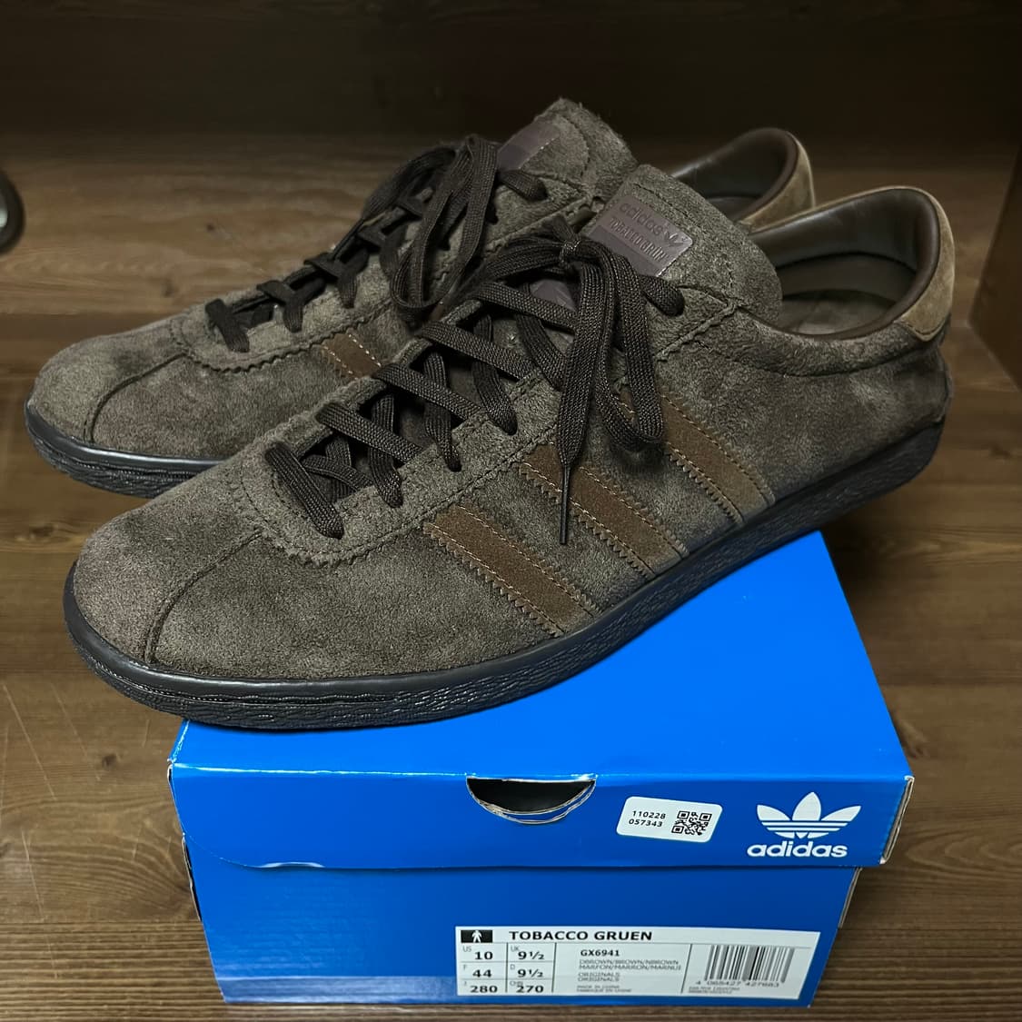 (280) 아디다스 토바코 그루엔 다크 브라운 상품이미지2