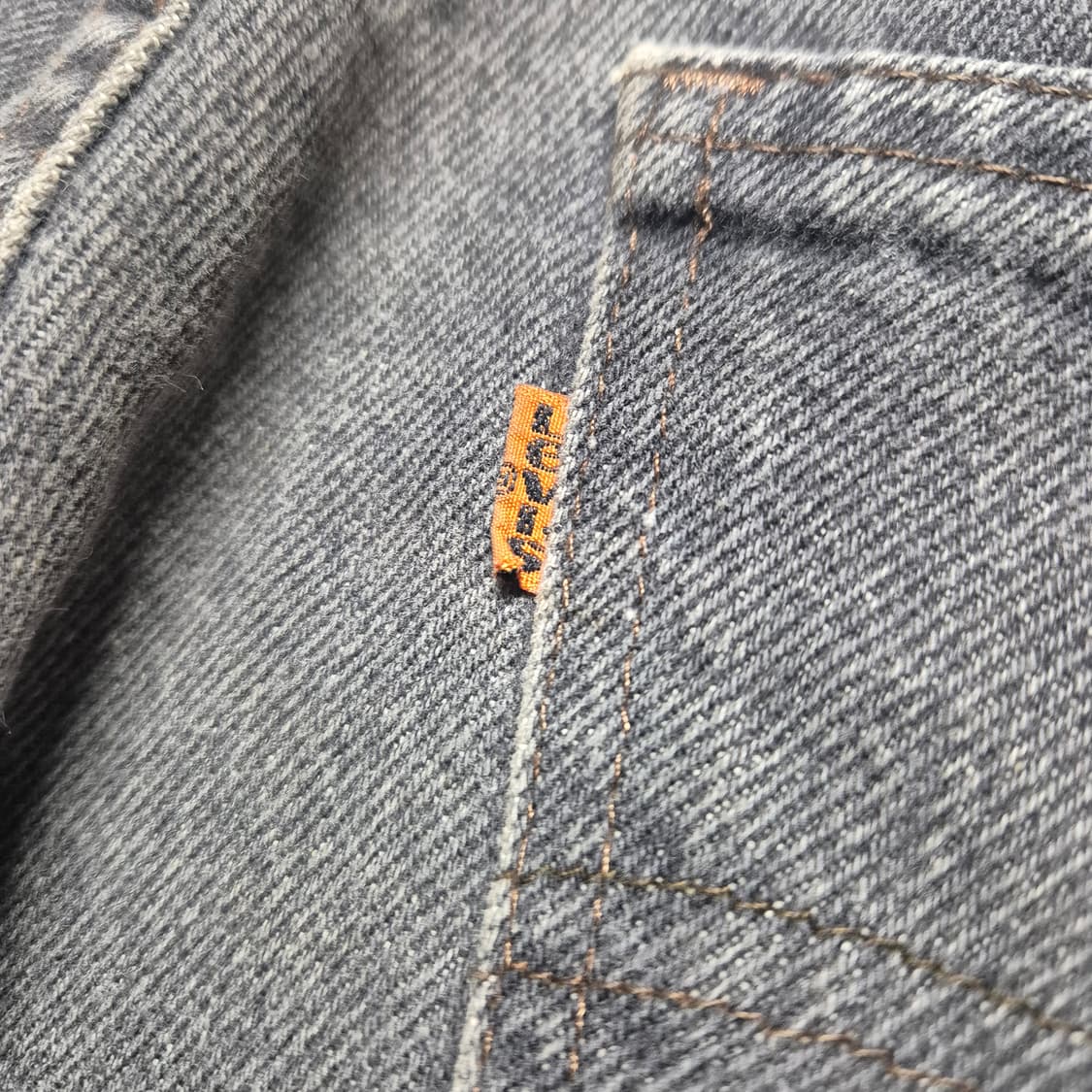 80s 리바이스 505 흑청 상품이미지5