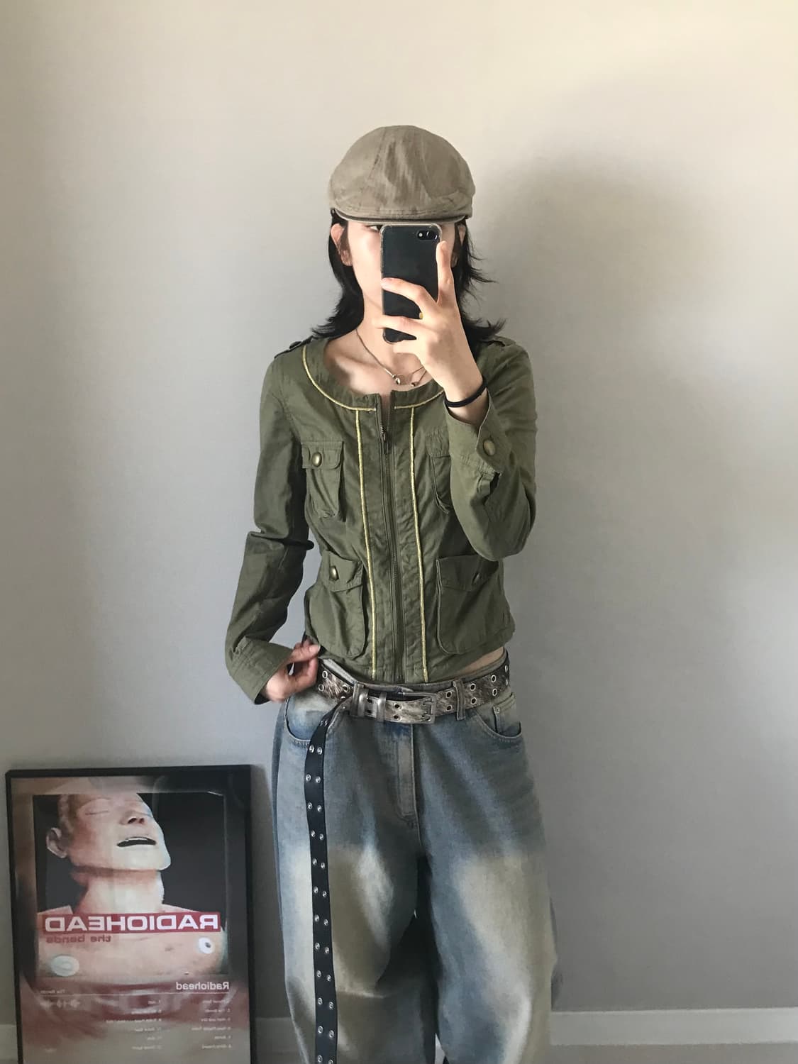 JPN 포켓 카키 자켓 상품이미지4