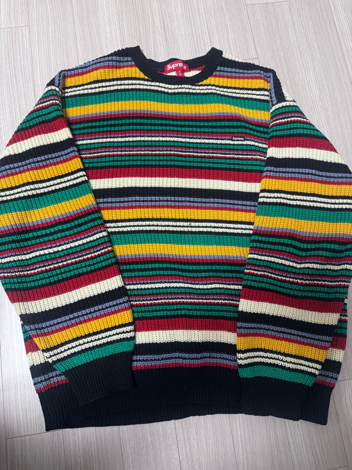 슈프림 스몰 박스로고 니트 XL 상품이미지2