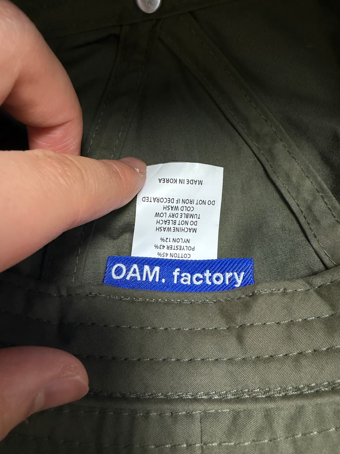 OAM 팩토리 버킷햇 상품이미지3