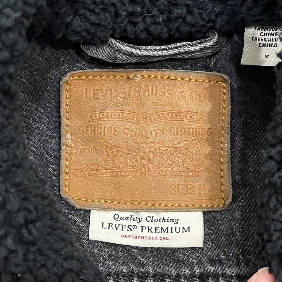 리바이스 셰르파 흑청자켓 s08414 상품이미지7