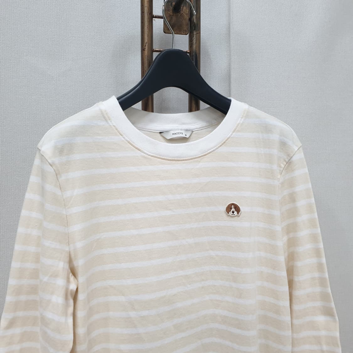 헤지스레이디스 퍼피자수 티셔츠 90 상품이미지2