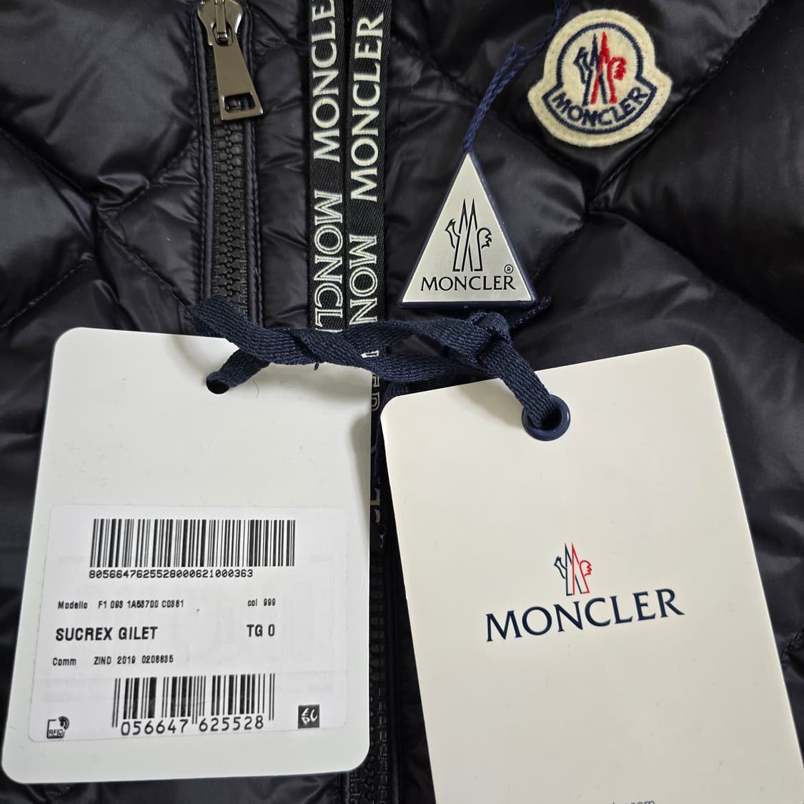 몽클레어 여성 후드 조끼 패딩 0사이즈 판매 상품이미지4