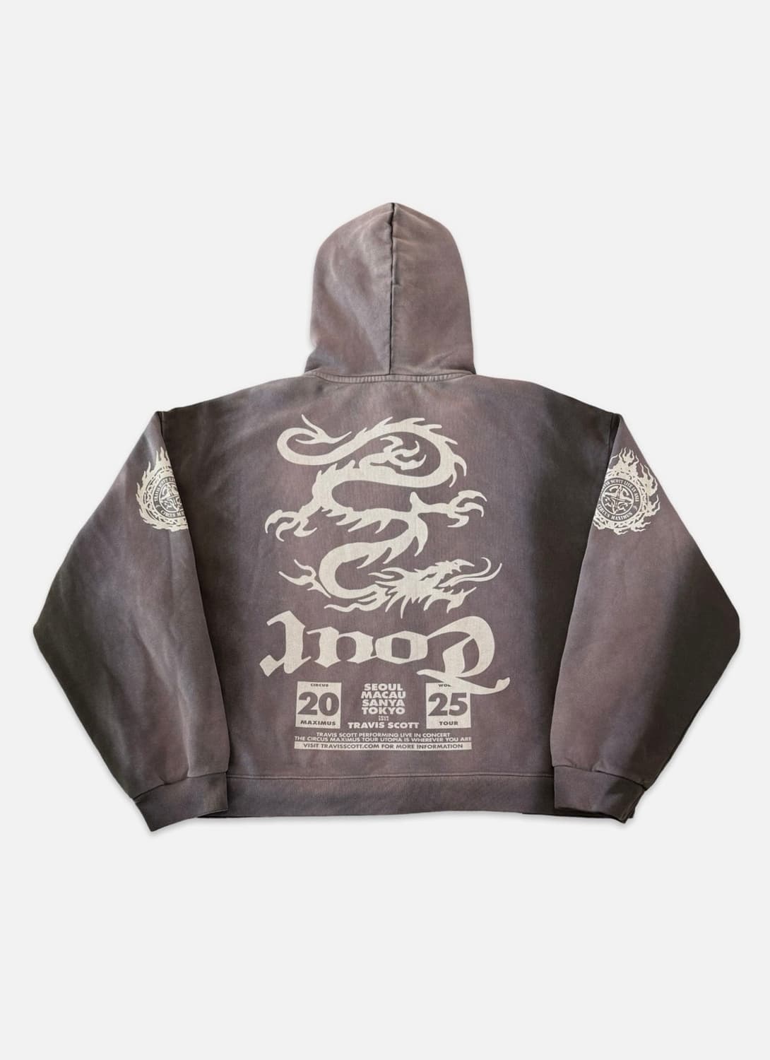 [M] 트래비스 스캇 서커스 막시무스 투어 25 공식 머천 후드 상품이미지2