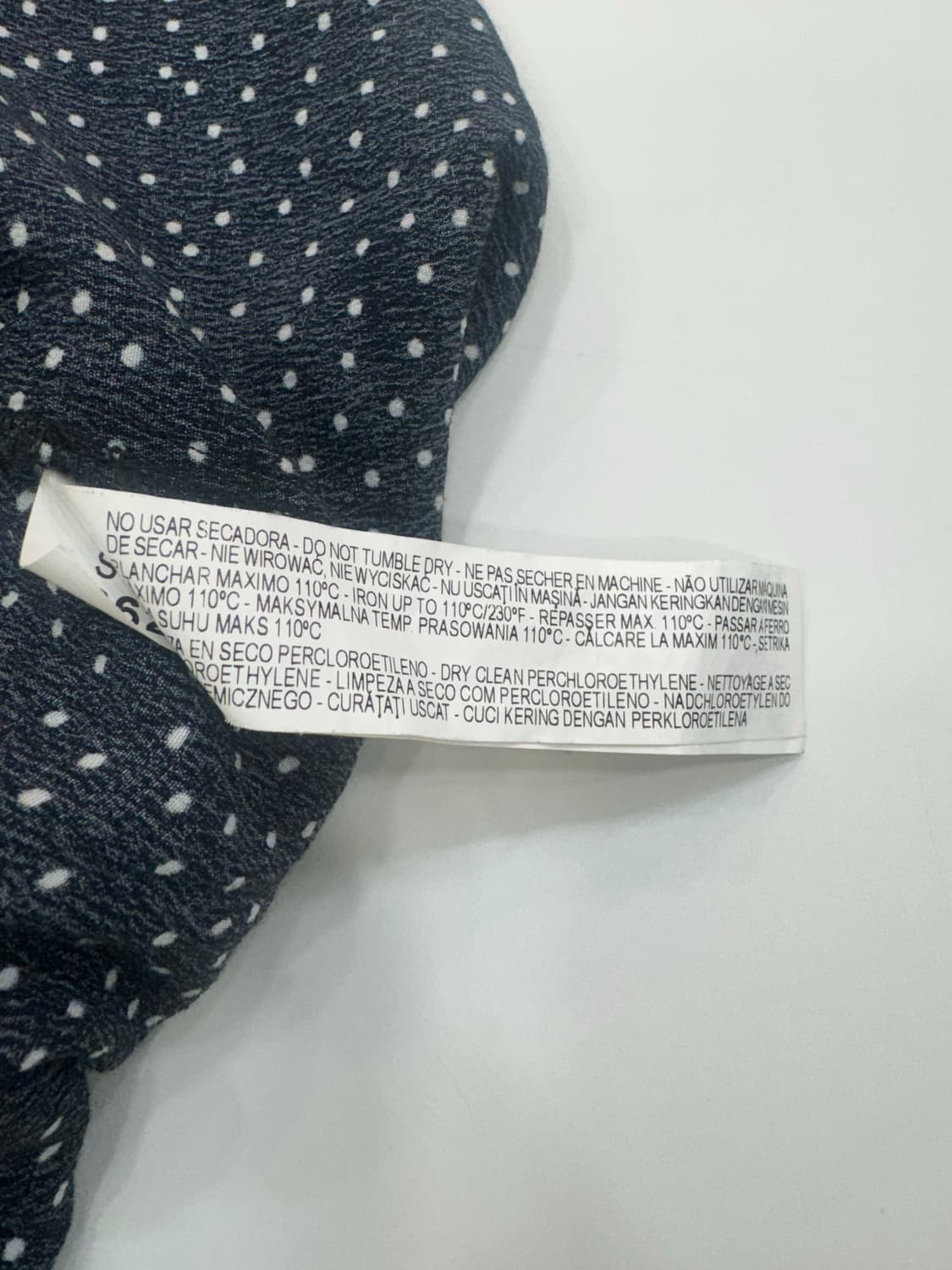 ZARA BASIC 도트 리본 원피스  상품이미지6
