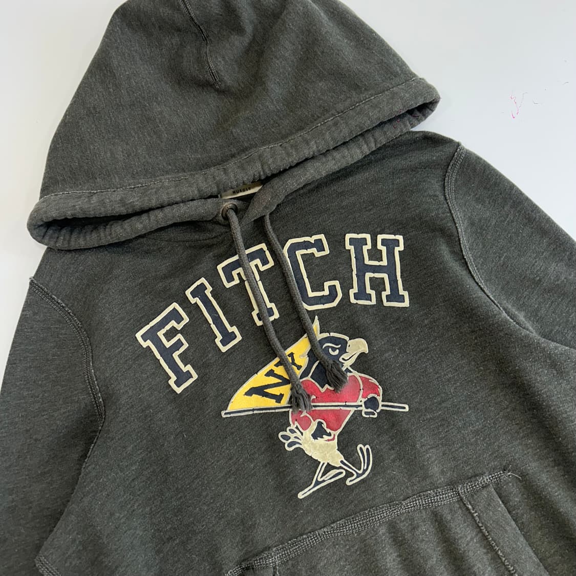 Abercrombie 아베크롬비 fitch ny 차콜 후드티 상품이미지3