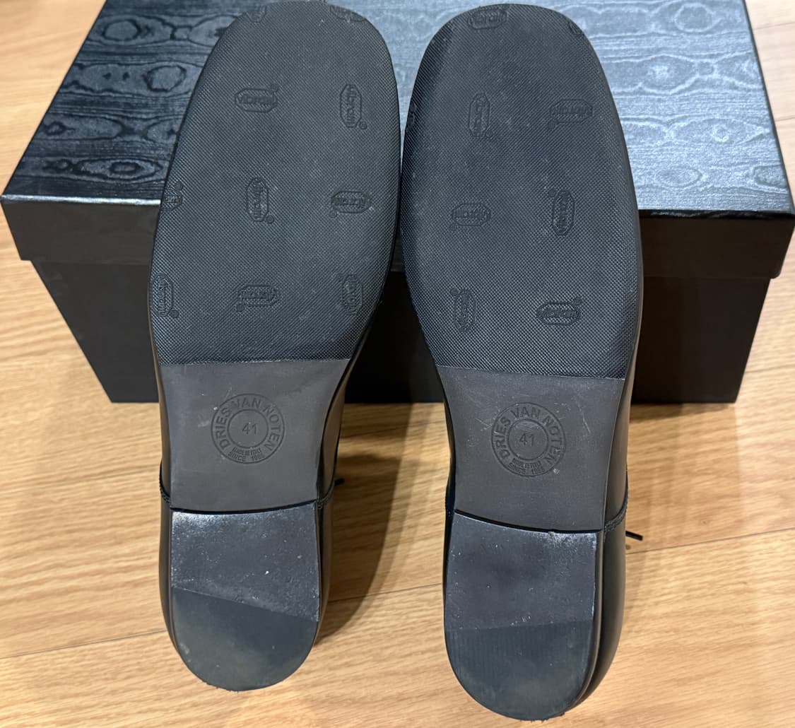 41) 드리스 반 노튼 플랫 더비 슈즈 블랙 드리스반노튼 상품이미지7