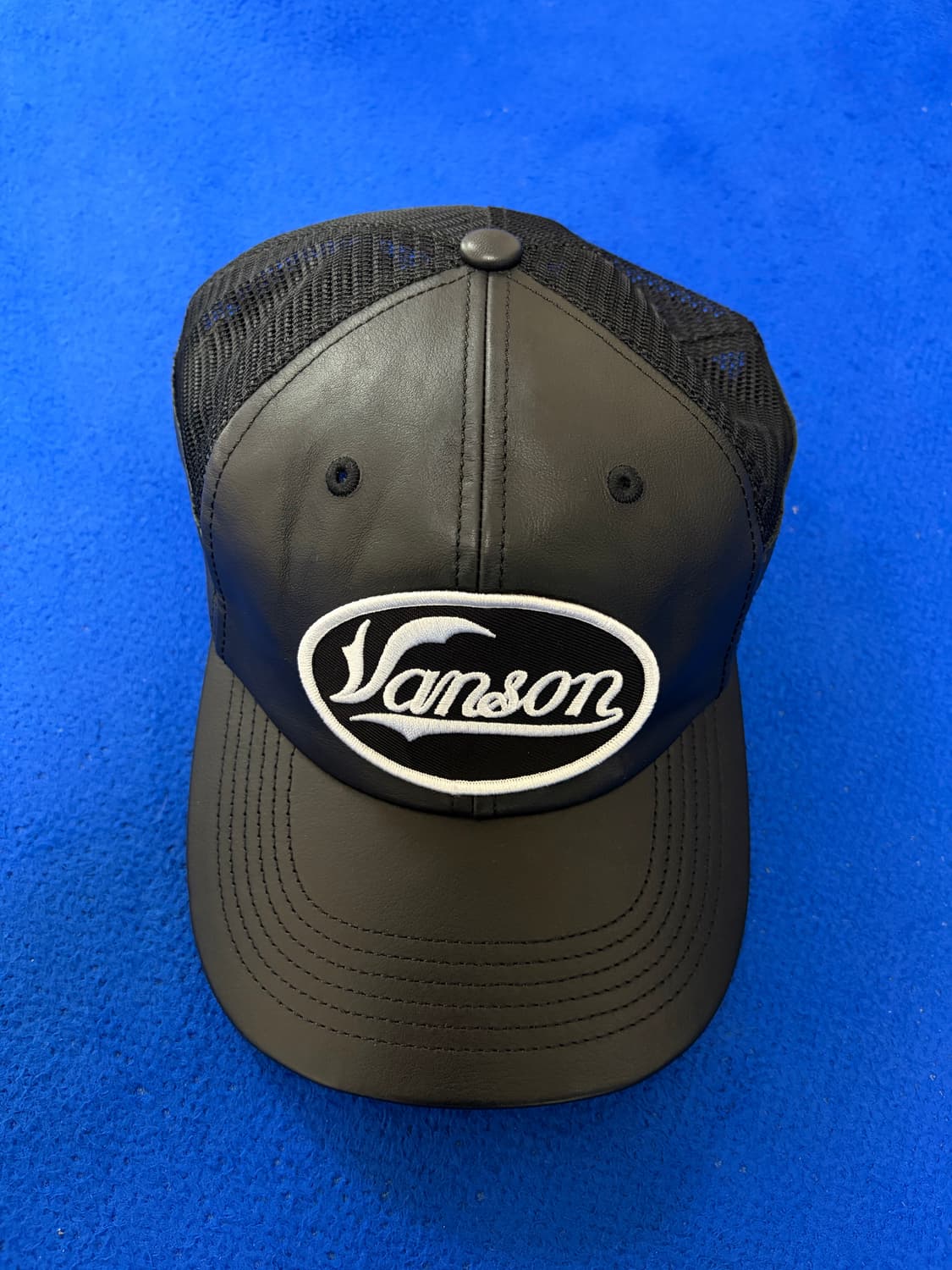 슈프림 x 밴슨 레더 메쉬 캡 상품이미지1