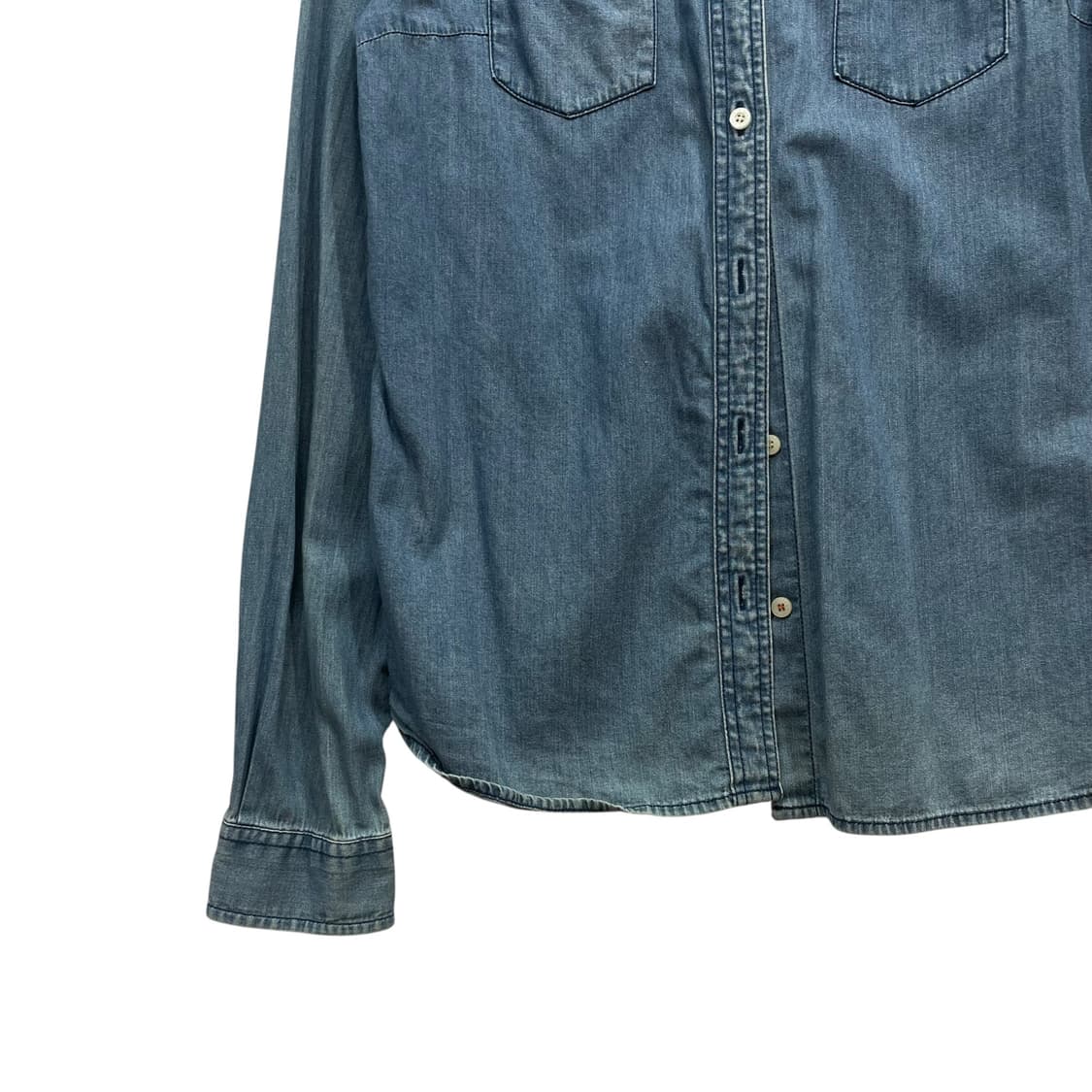 Lacoste Washed Denim Classic Shirt 상품이미지3