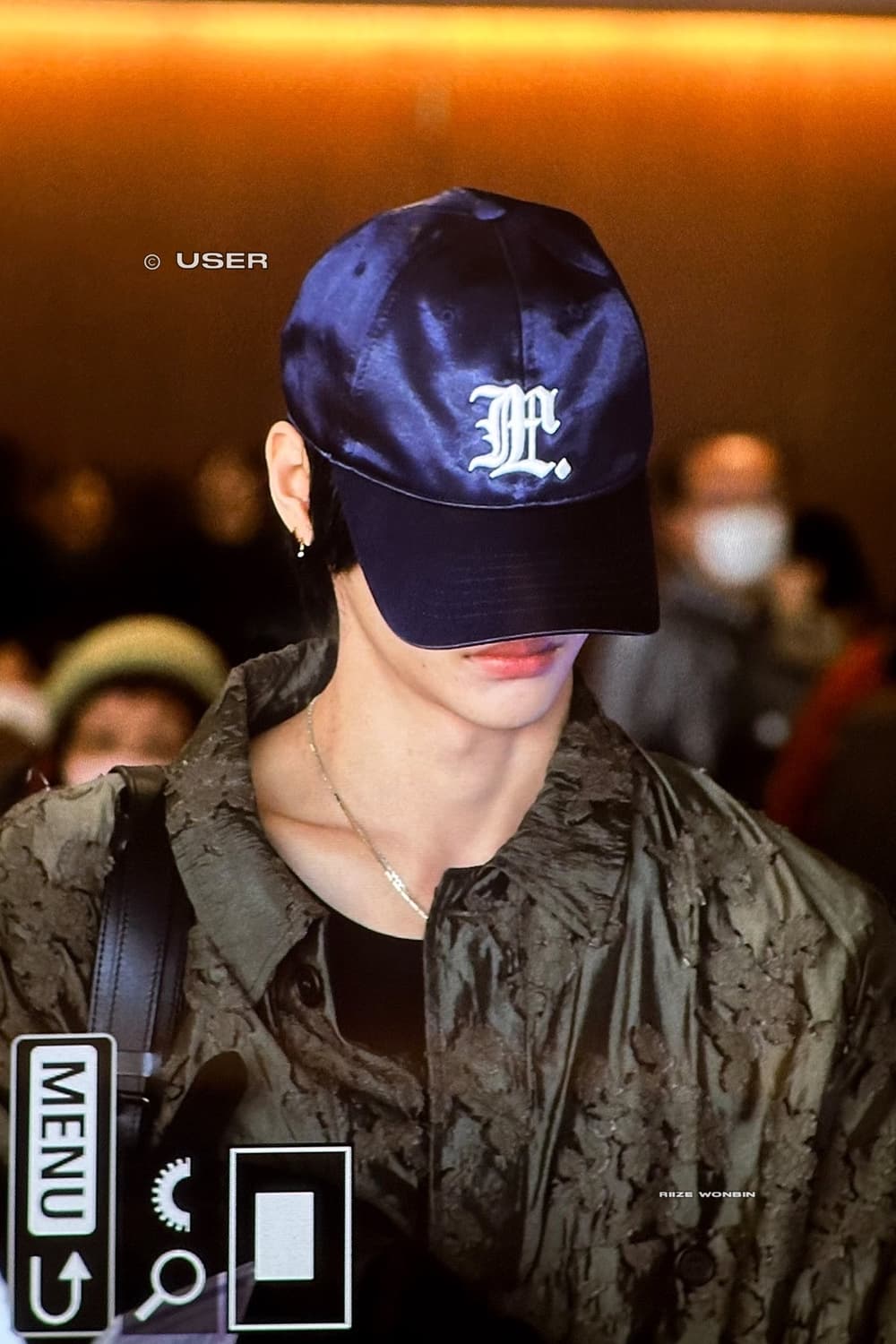 LMC GOTHIC SATIN 6PANEL CAP navy 상품이미지3