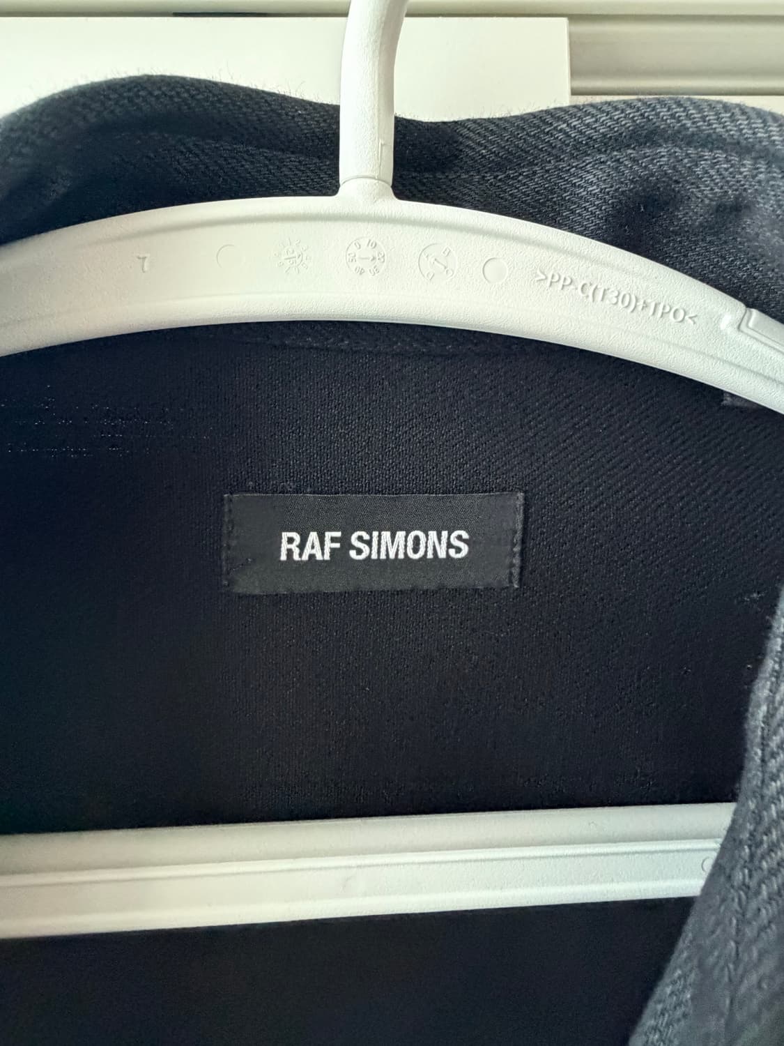 19ss Raf Simons 로고 패치 데님 셔츠 상품이미지4