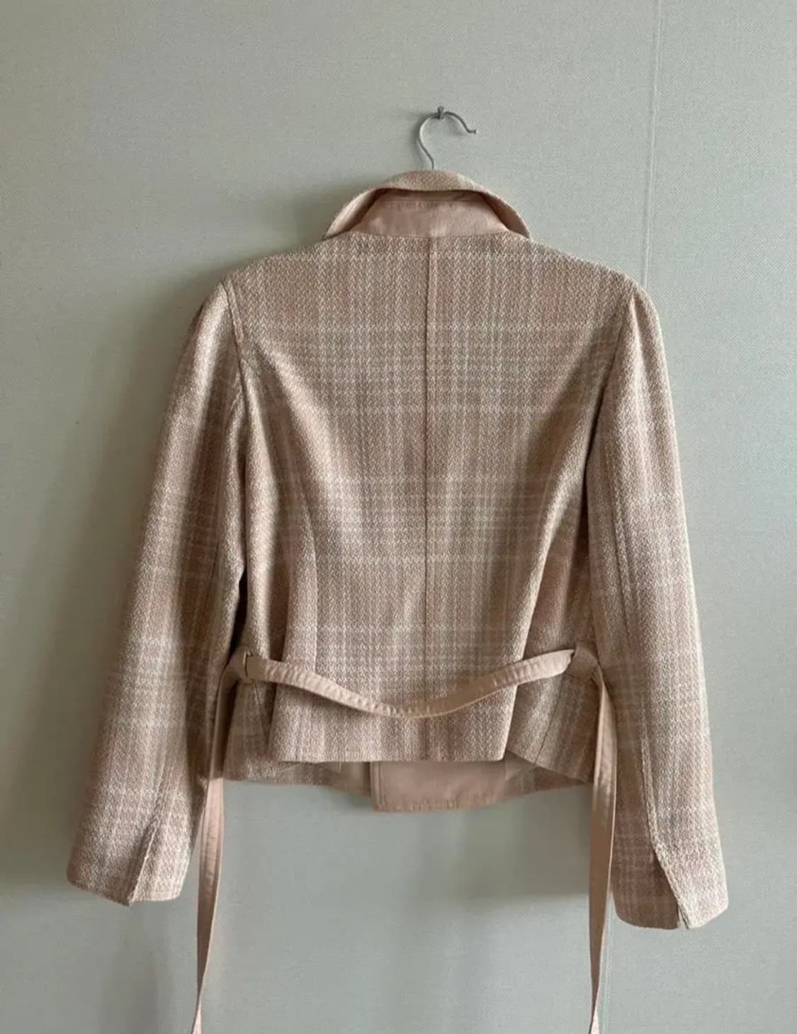 꾸레쥬 살몬 트위드 자켓 상품이미지2