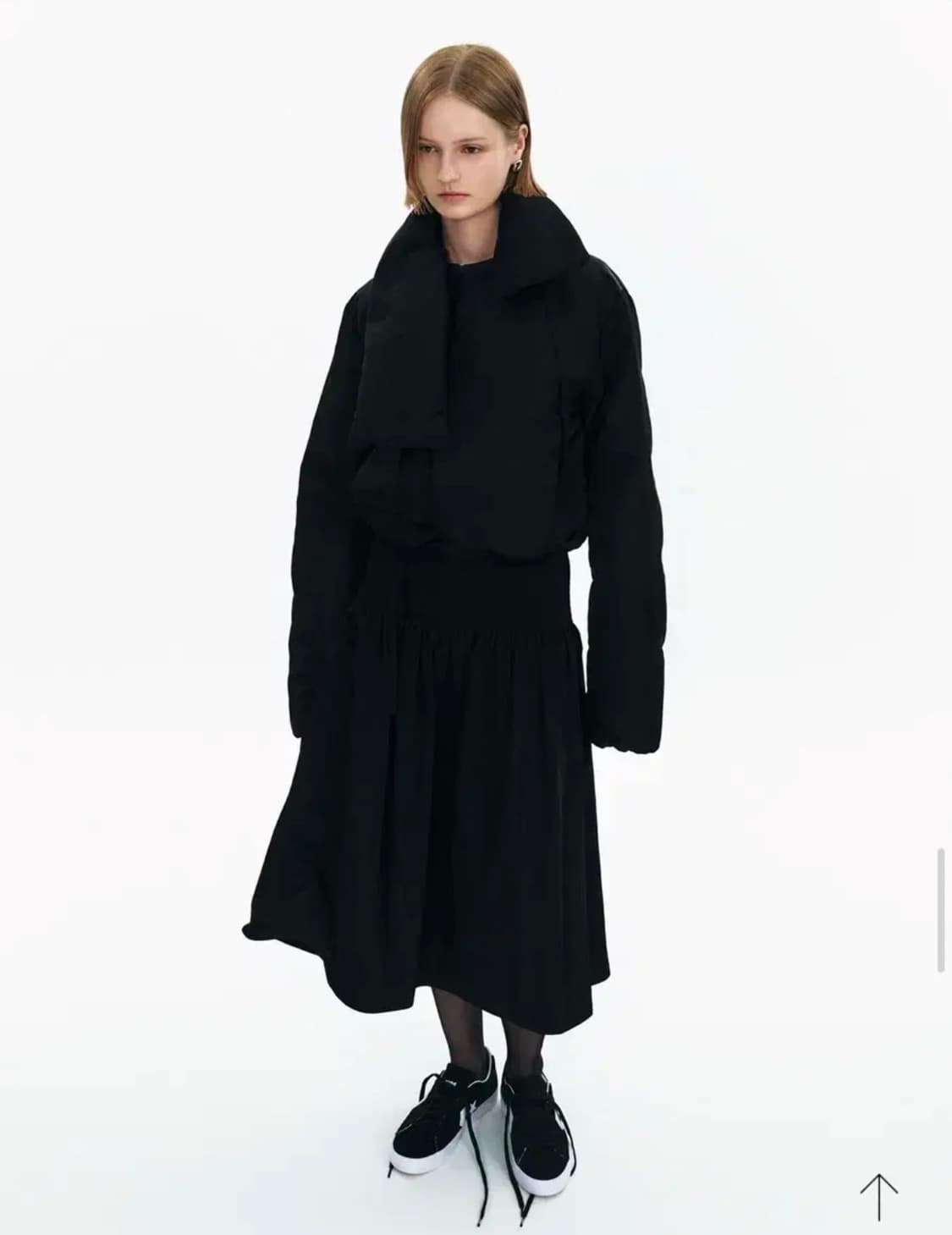 윤세 구스 점퍼 블랙 상품이미지4