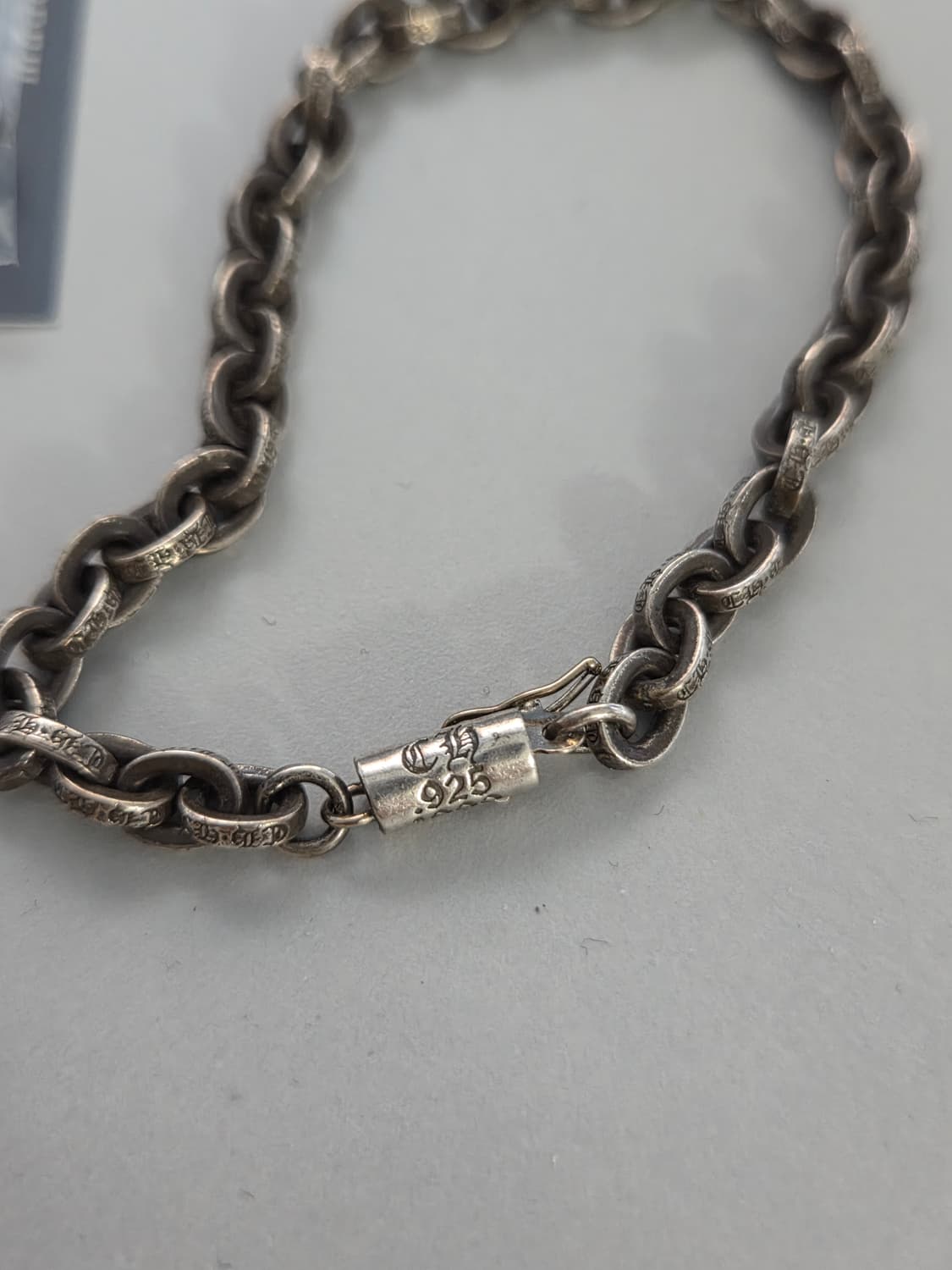 크롬하츠 페이퍼체인 스몰 팔찌 상품이미지3