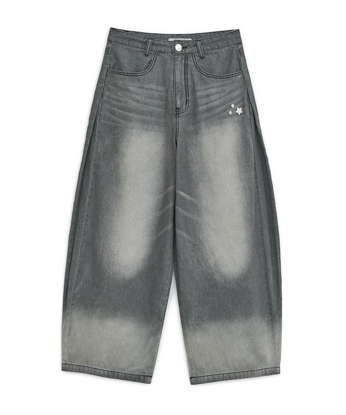 [M] 허그유어스킨 코리락쿠마 워시드 진 다크 상품이미지2